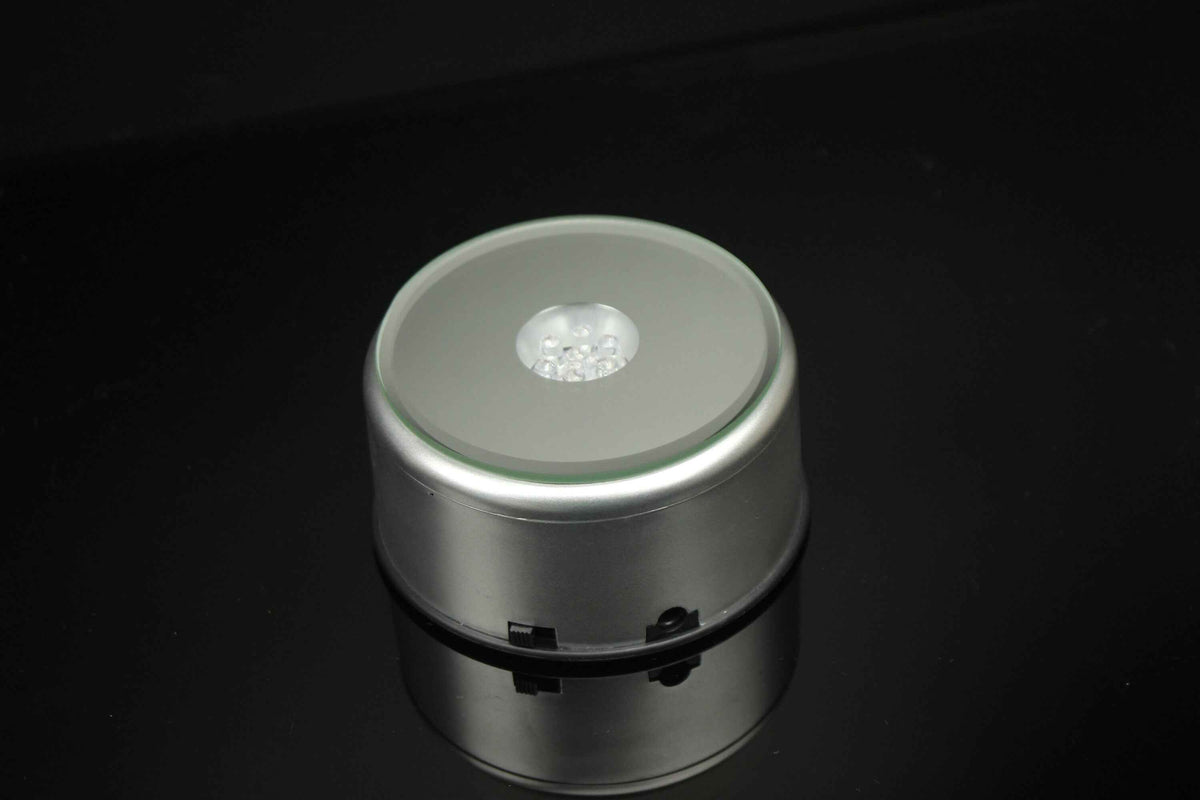 Rotating LED Base With USB (Several Colors)