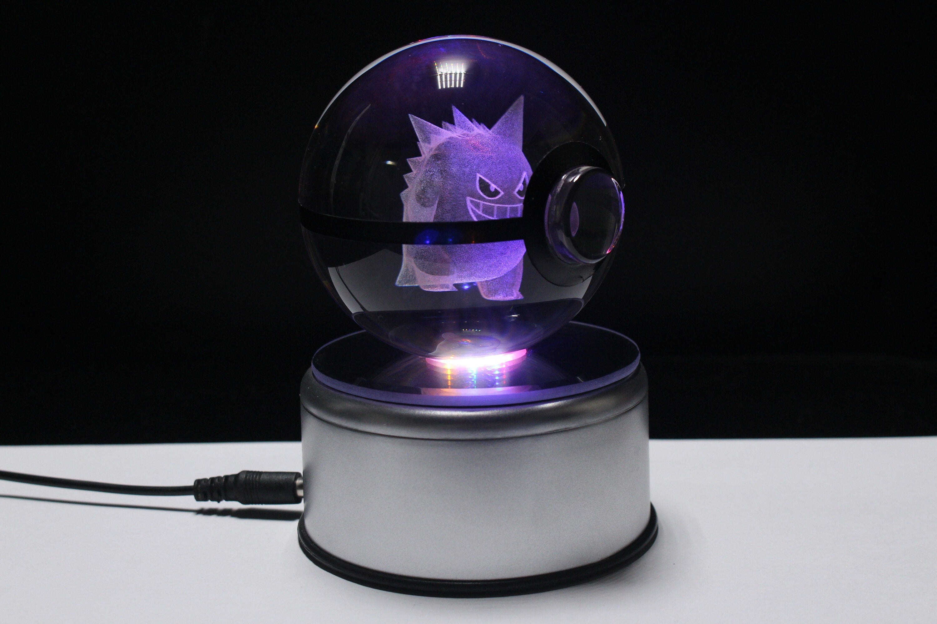 Rotating LED Base With USB (Several Colors)
