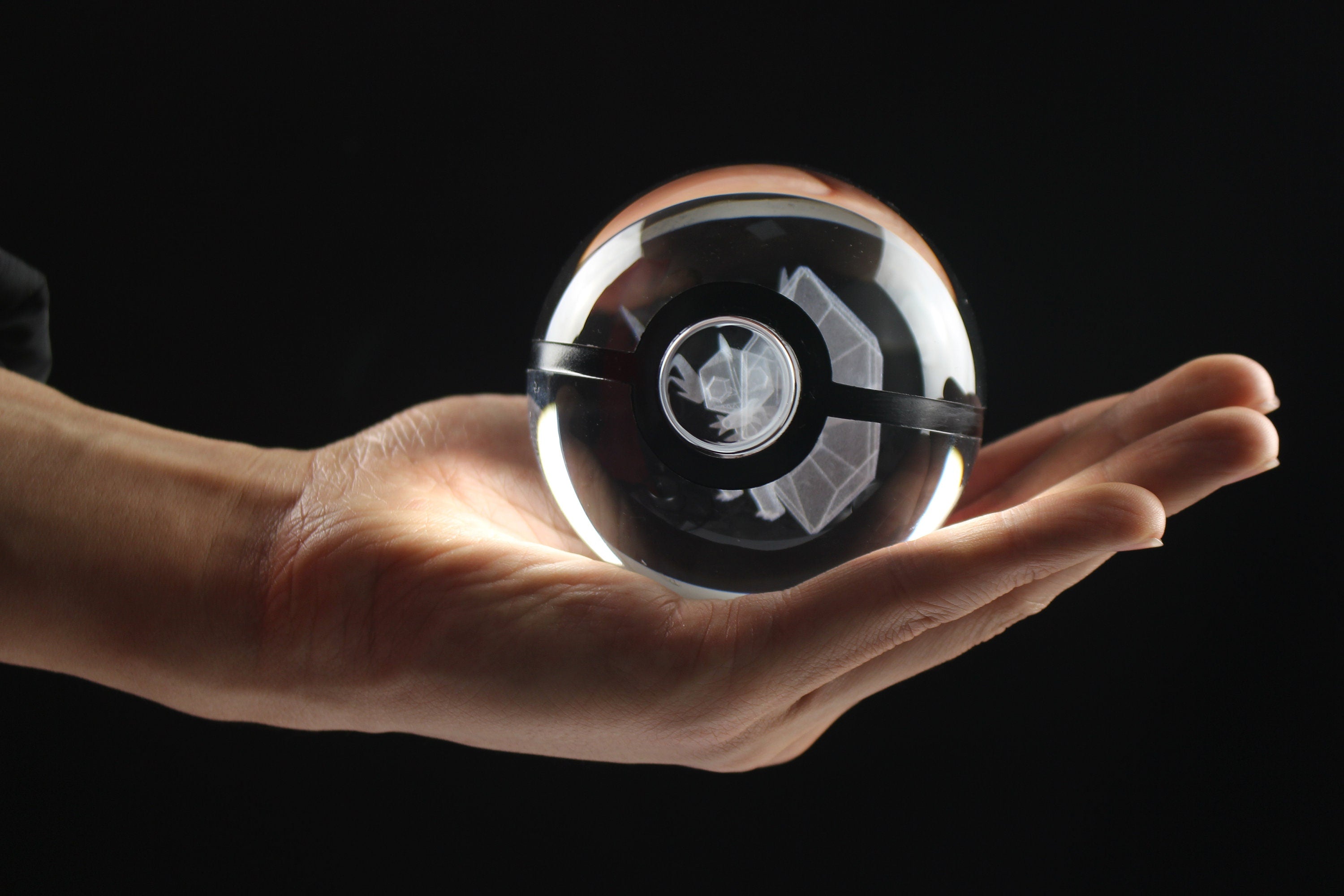 Mega Sableye Large Crystal Pokeball