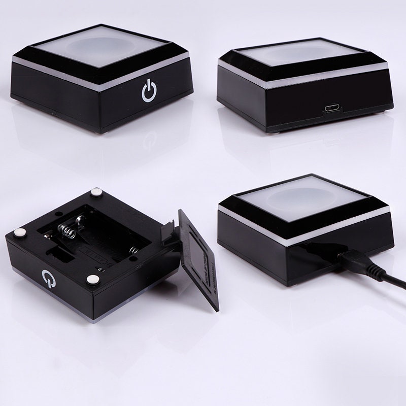 Black/Silver Touch Base (Several Colors)