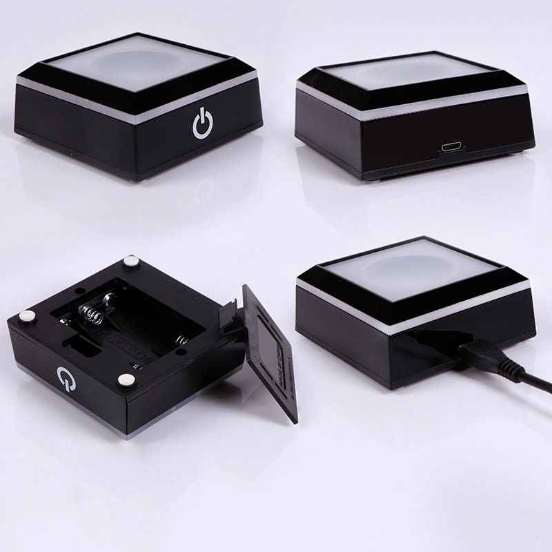 Black/Silver Touch Base (Several Colors)