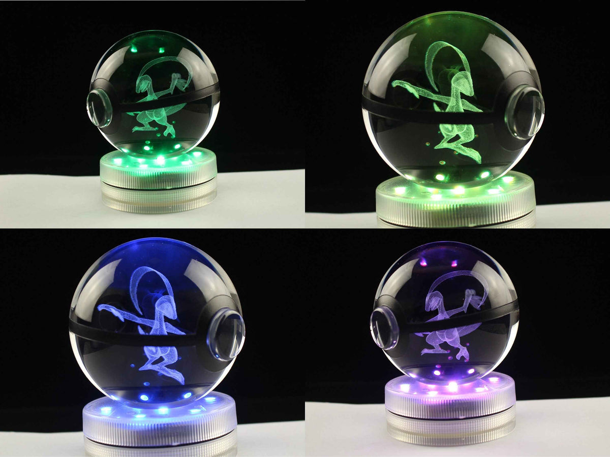 Grovyle Large Crystal Pokeball