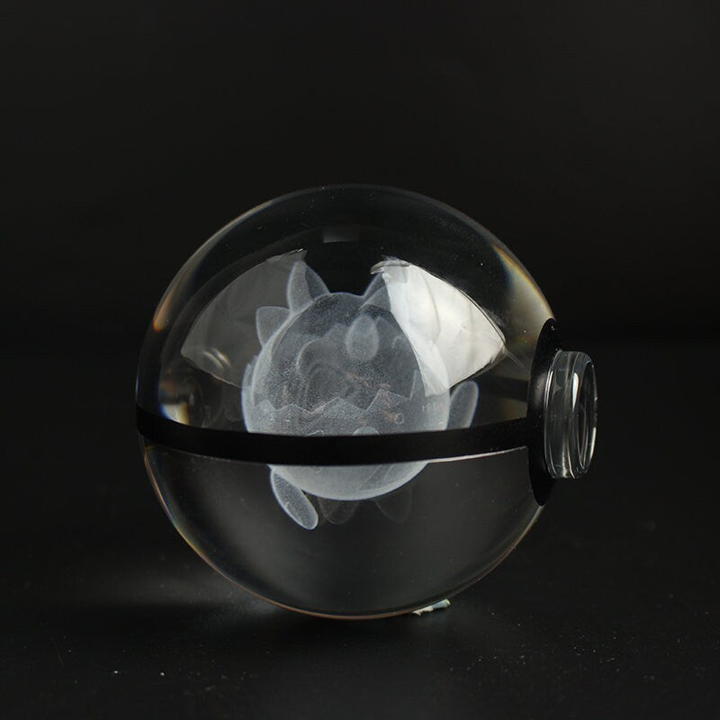 Custom Written Engraving for Crystal Pokeball