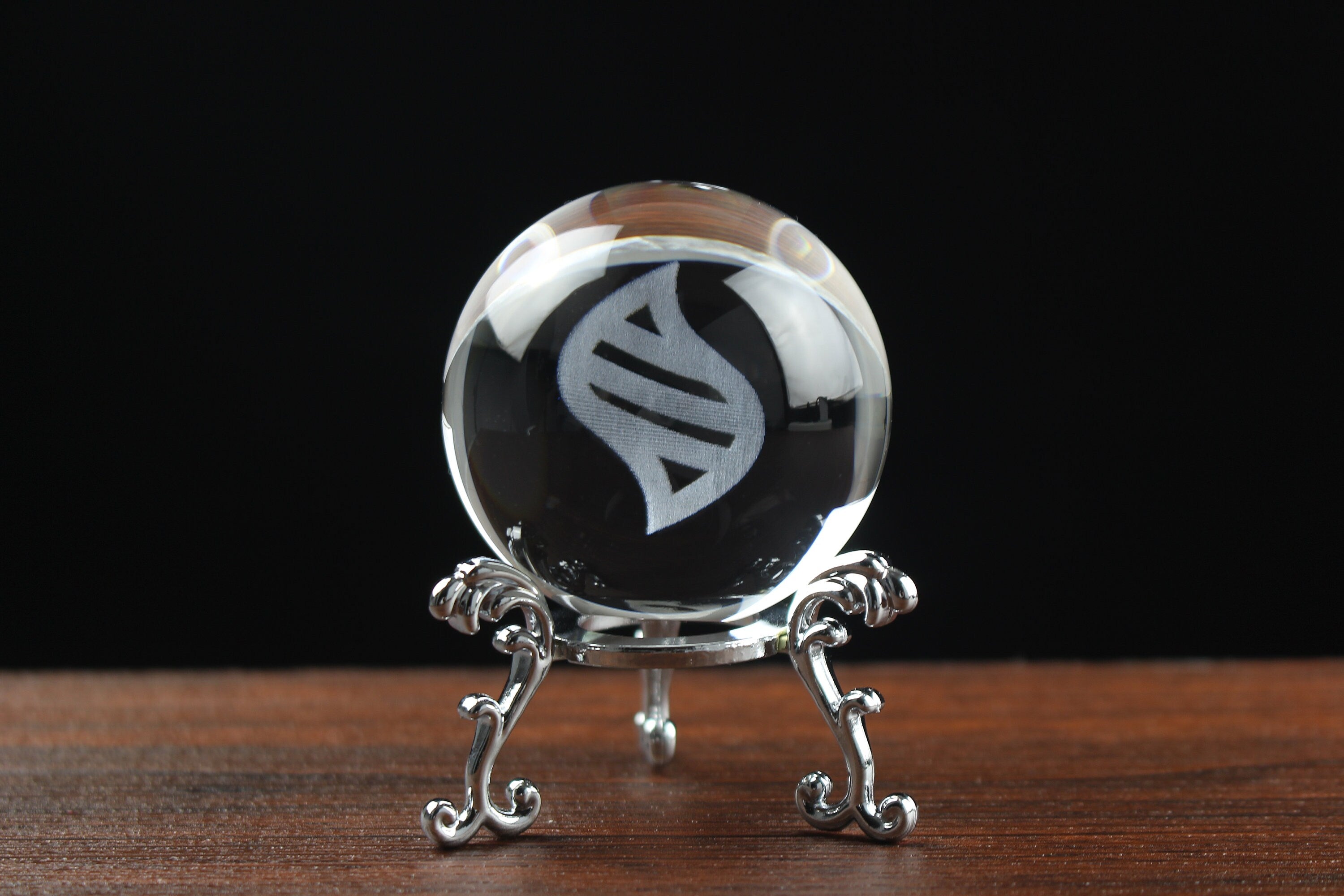 Mega Stone Engraved Crystal Orb