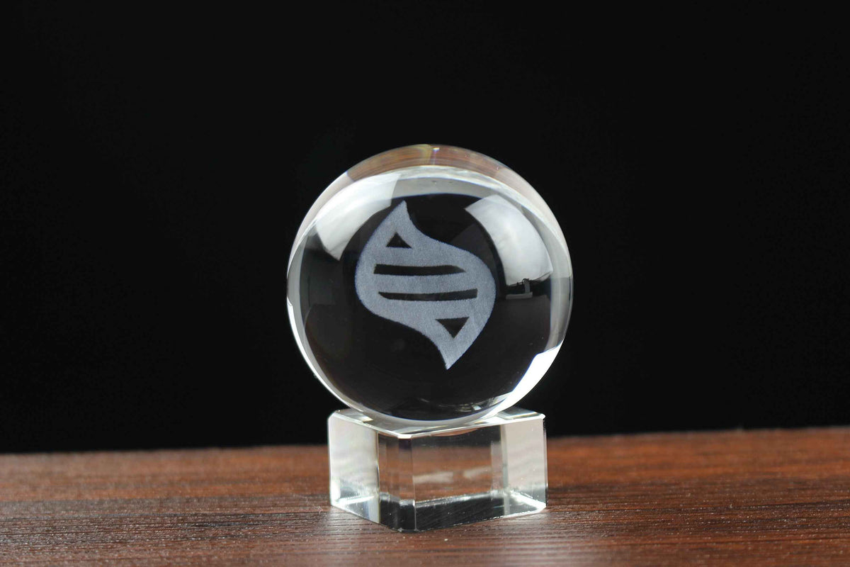 Mega Stone Engraved Crystal Orb