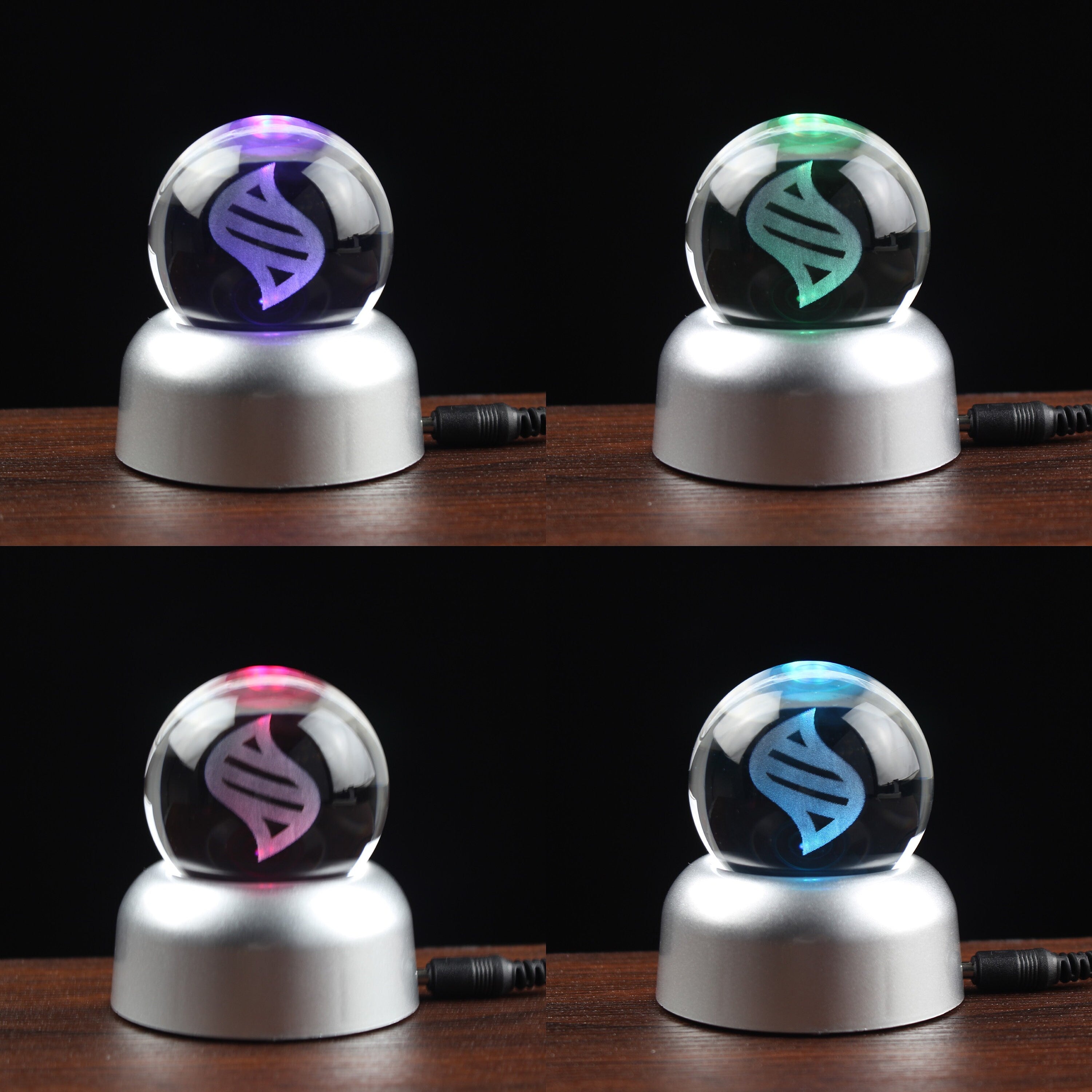 Mega Stone Engraved Crystal Orb