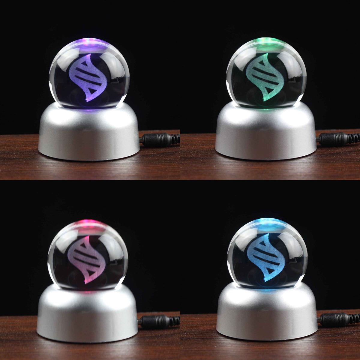 Mega Stone Engraved Crystal Orb