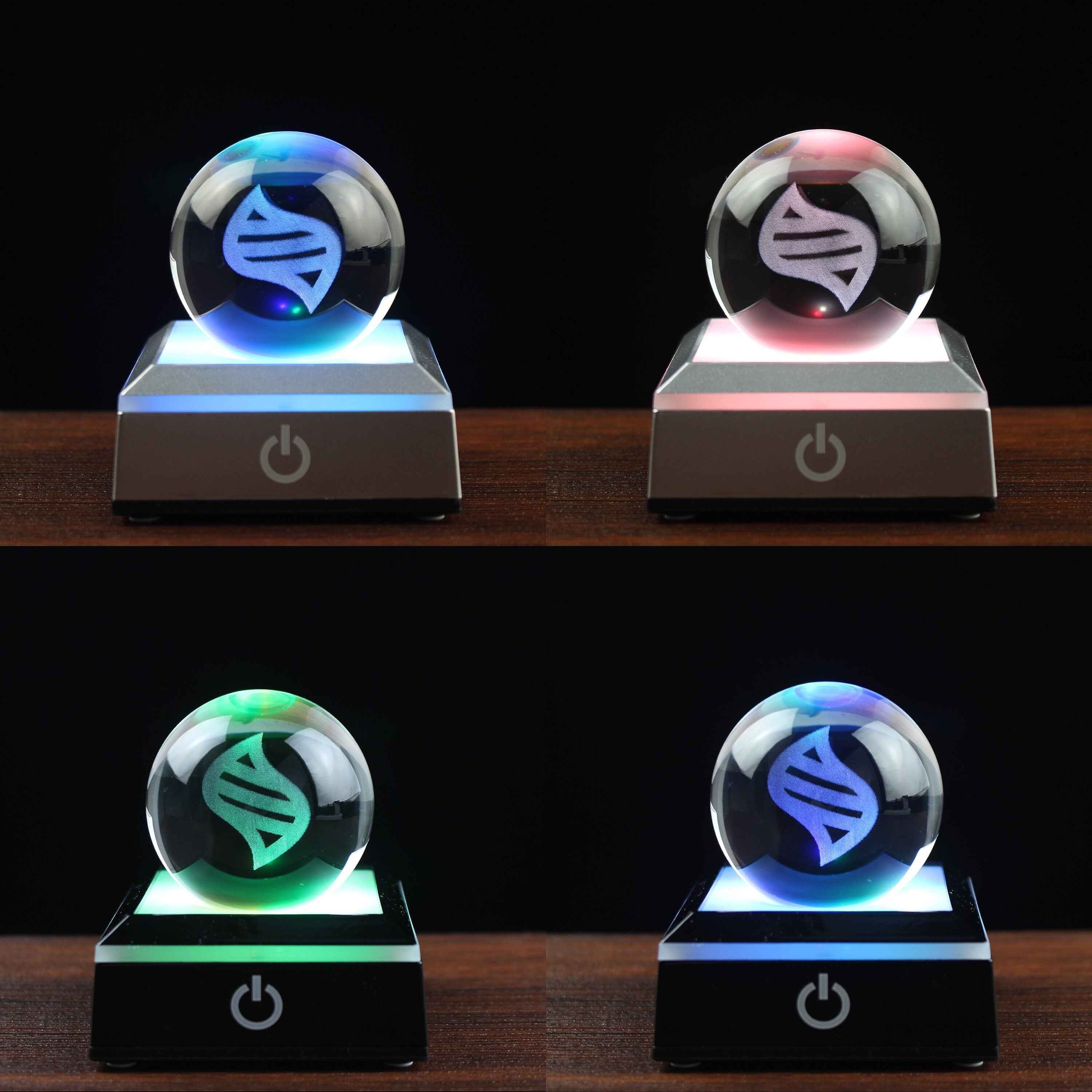 Mega Stone Engraved Crystal Orb