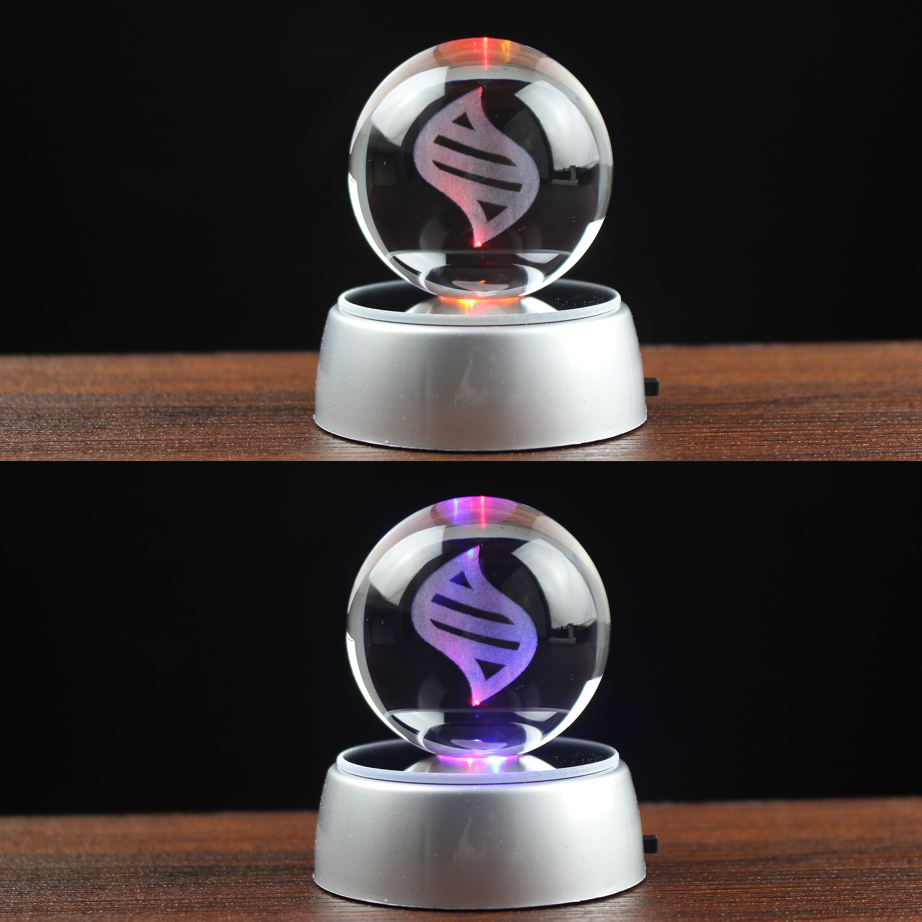Mega Stone Engraved Crystal Orb