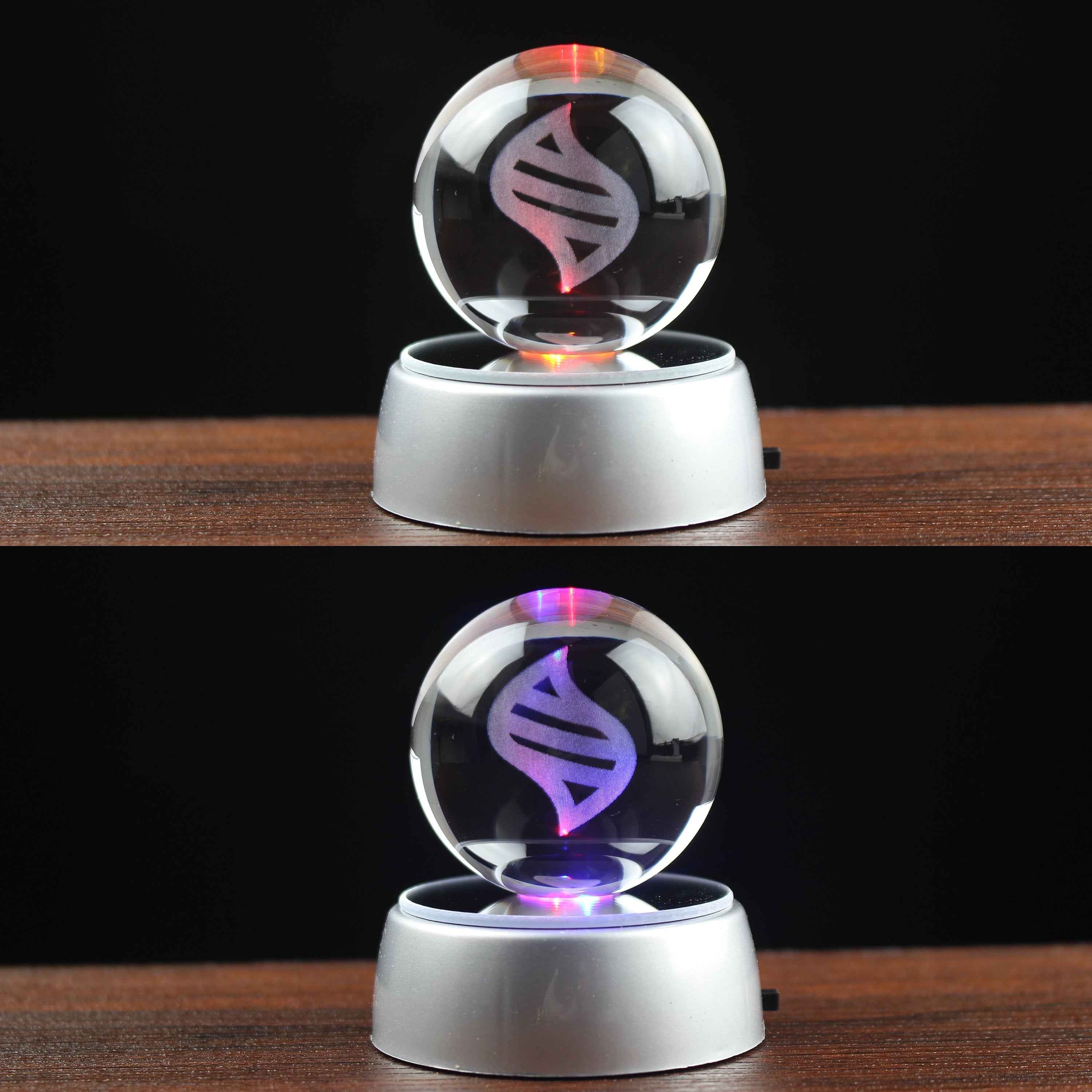 Mega Stone Engraved Crystal Orb