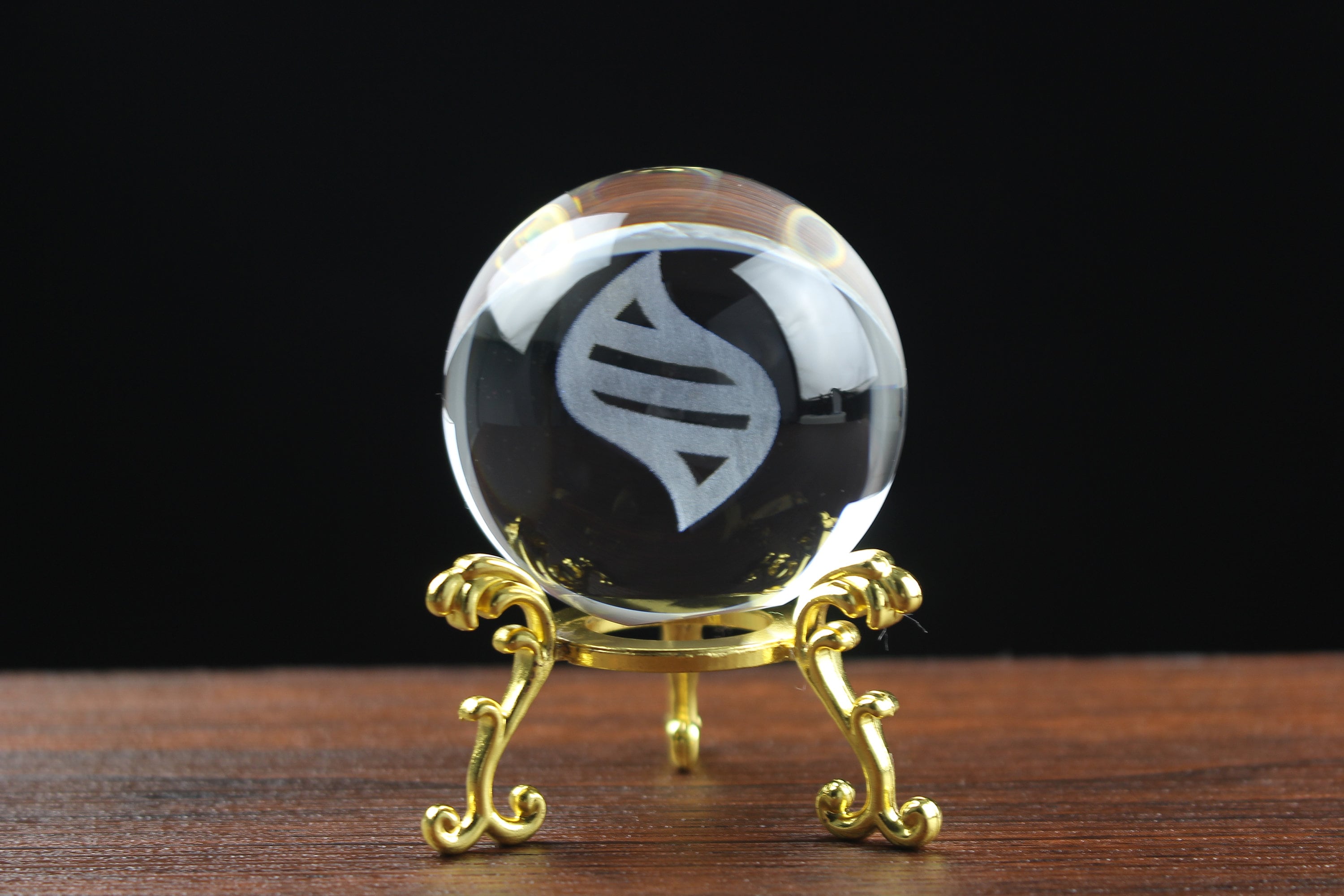 Mega Stone Engraved Crystal Orb