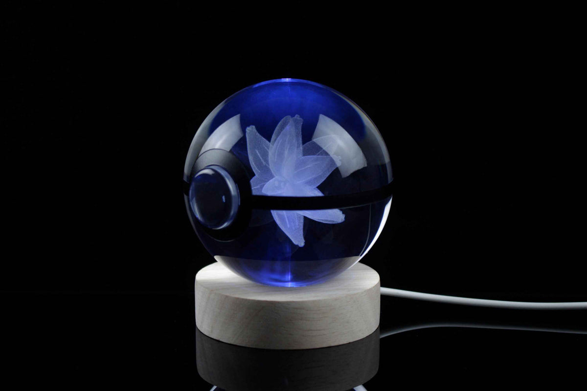 Glimmora Large Crystal Pokeball