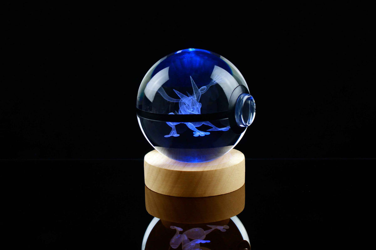 Greninja Large Crystal Pokeball