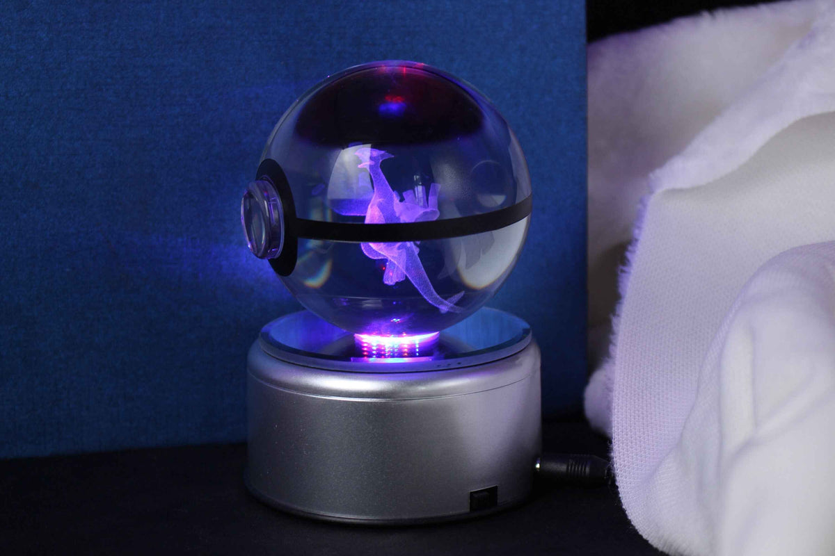 Lugia Large Crystal Pokeball