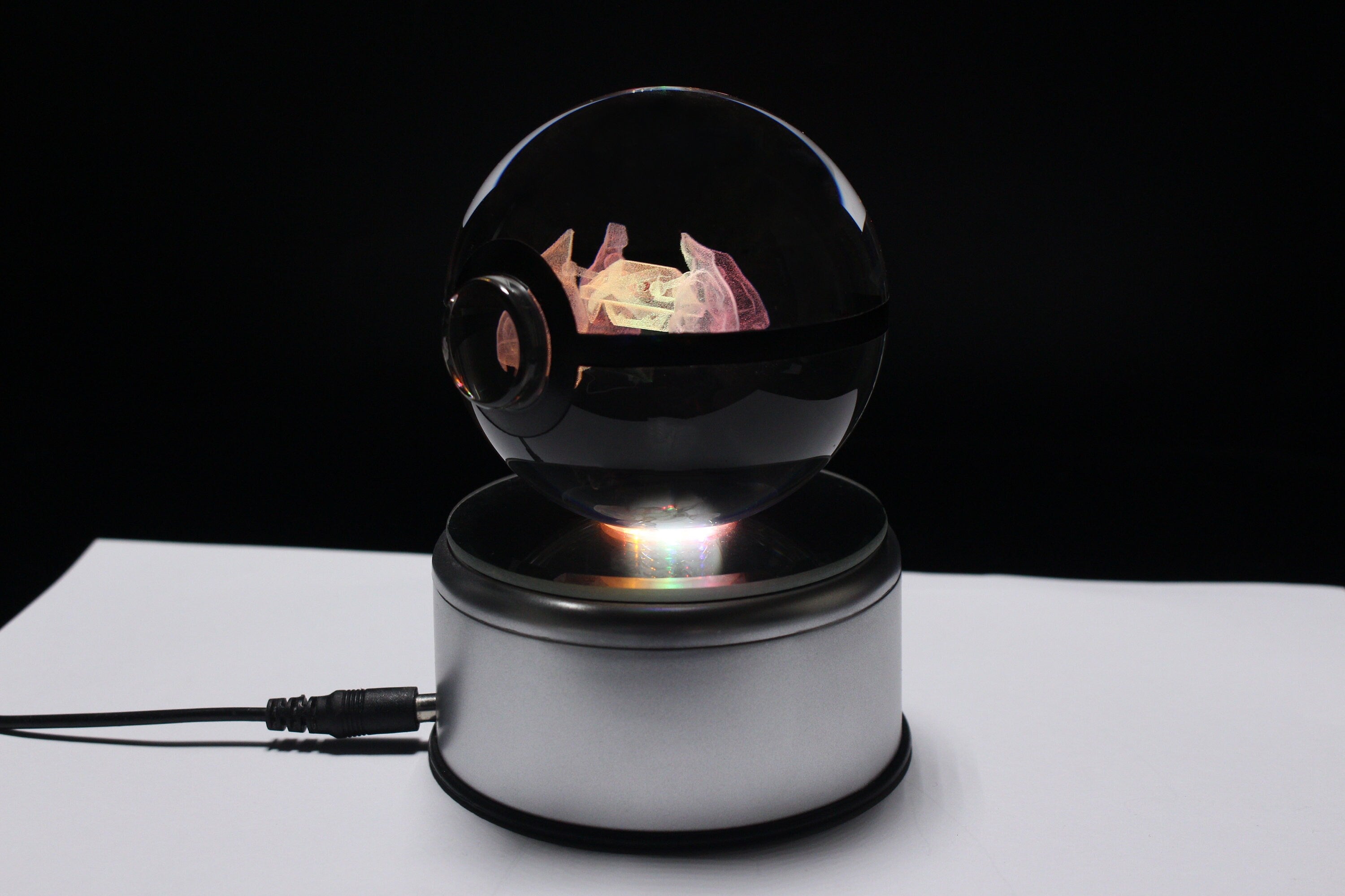 Metagross Large Crystal Pokeball