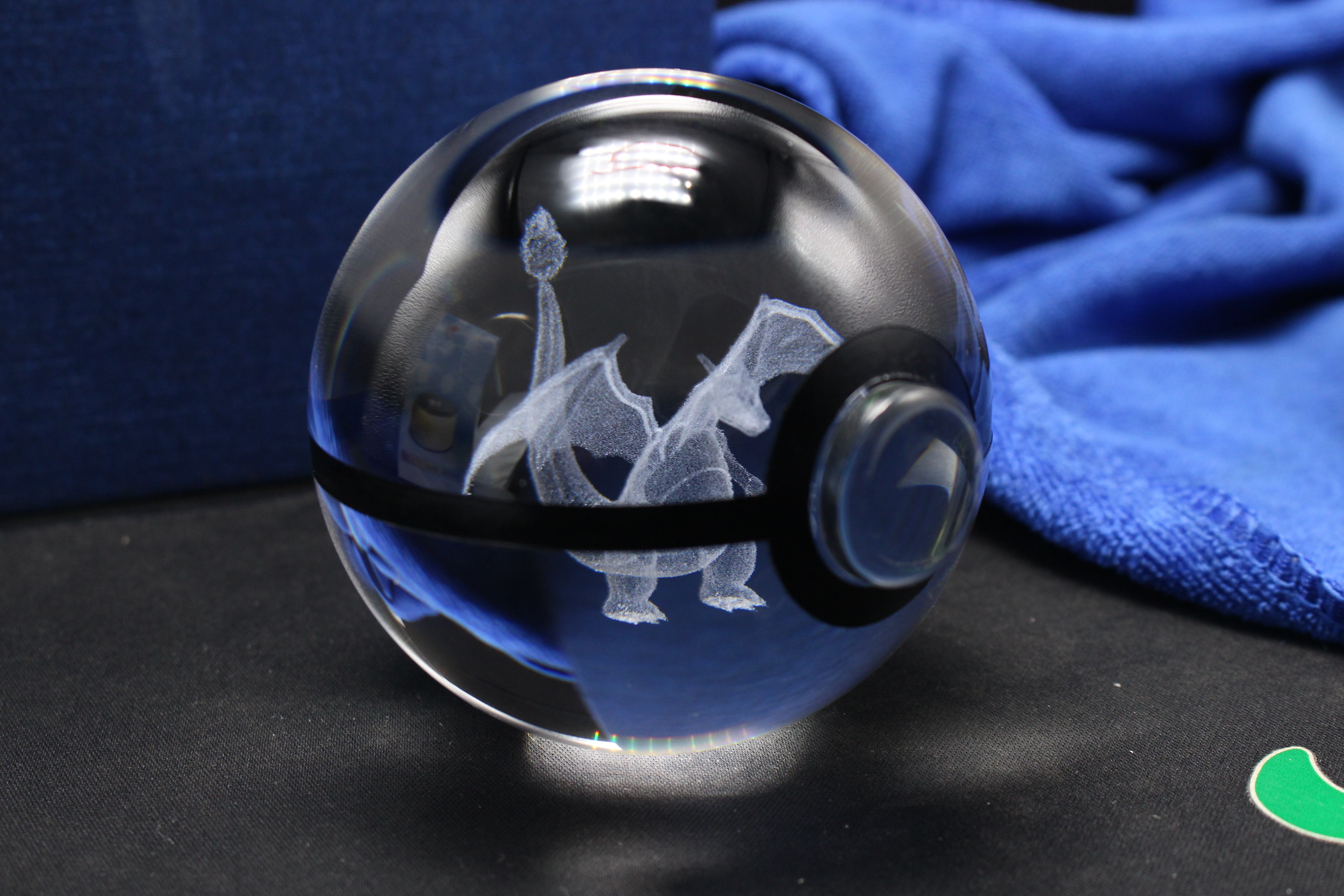 Charizard Large Crystal Pokeball