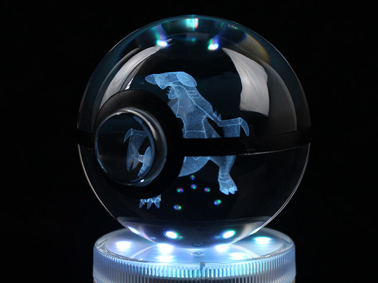 Large Ribbon Pokeball Garchomp Large Crystal Pokeball – GlowingPokeballs