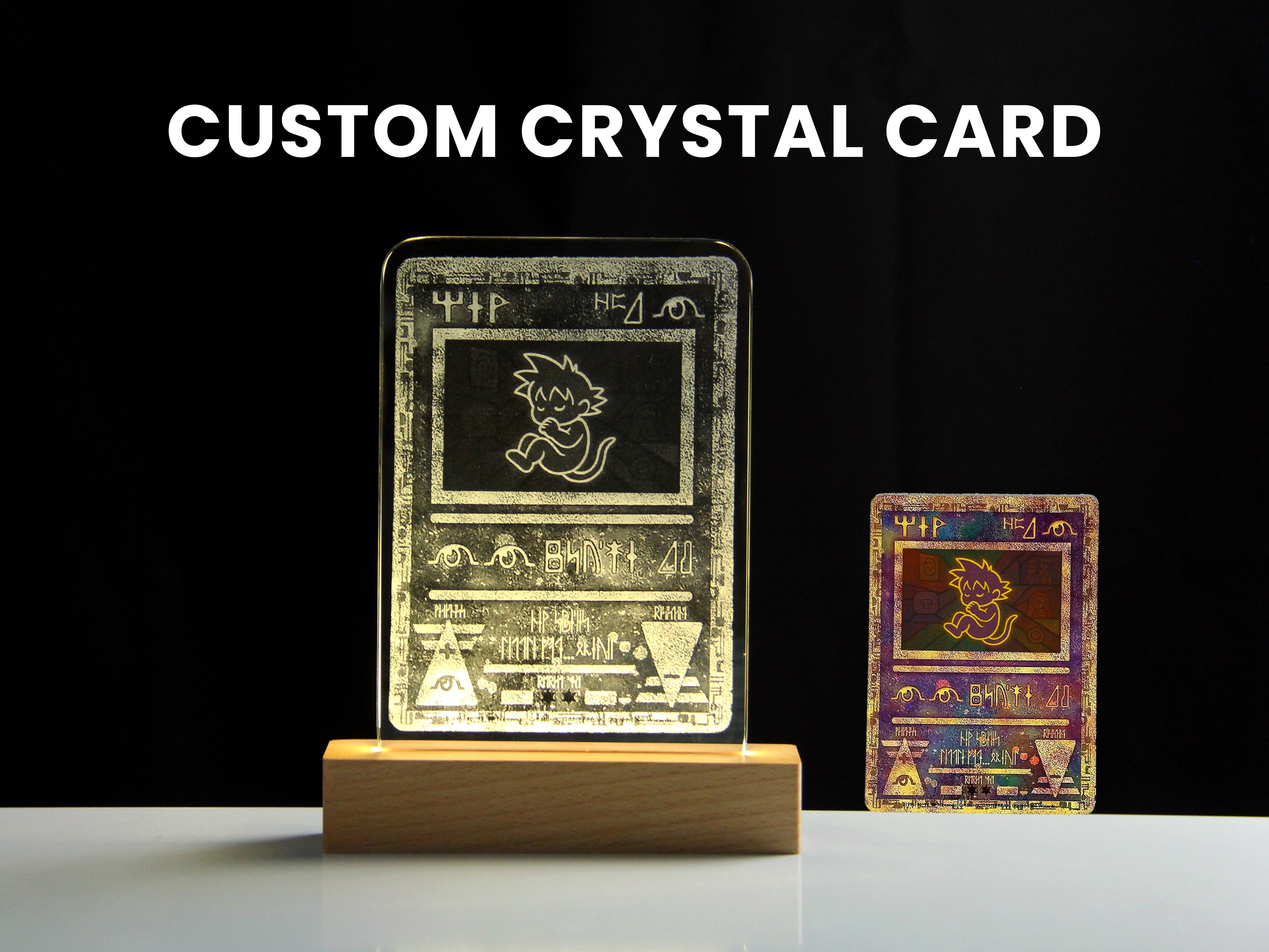 CUSTOM Crystal Card