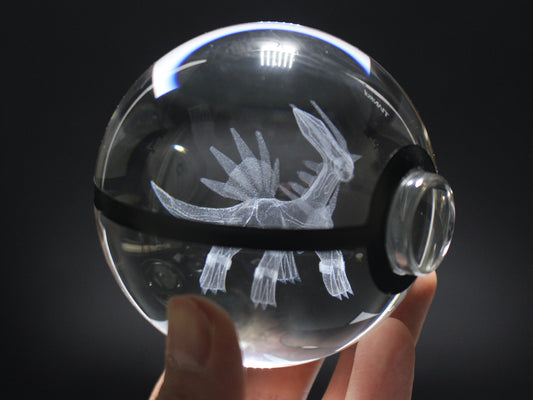 Dialga Large Crystal Pokeball