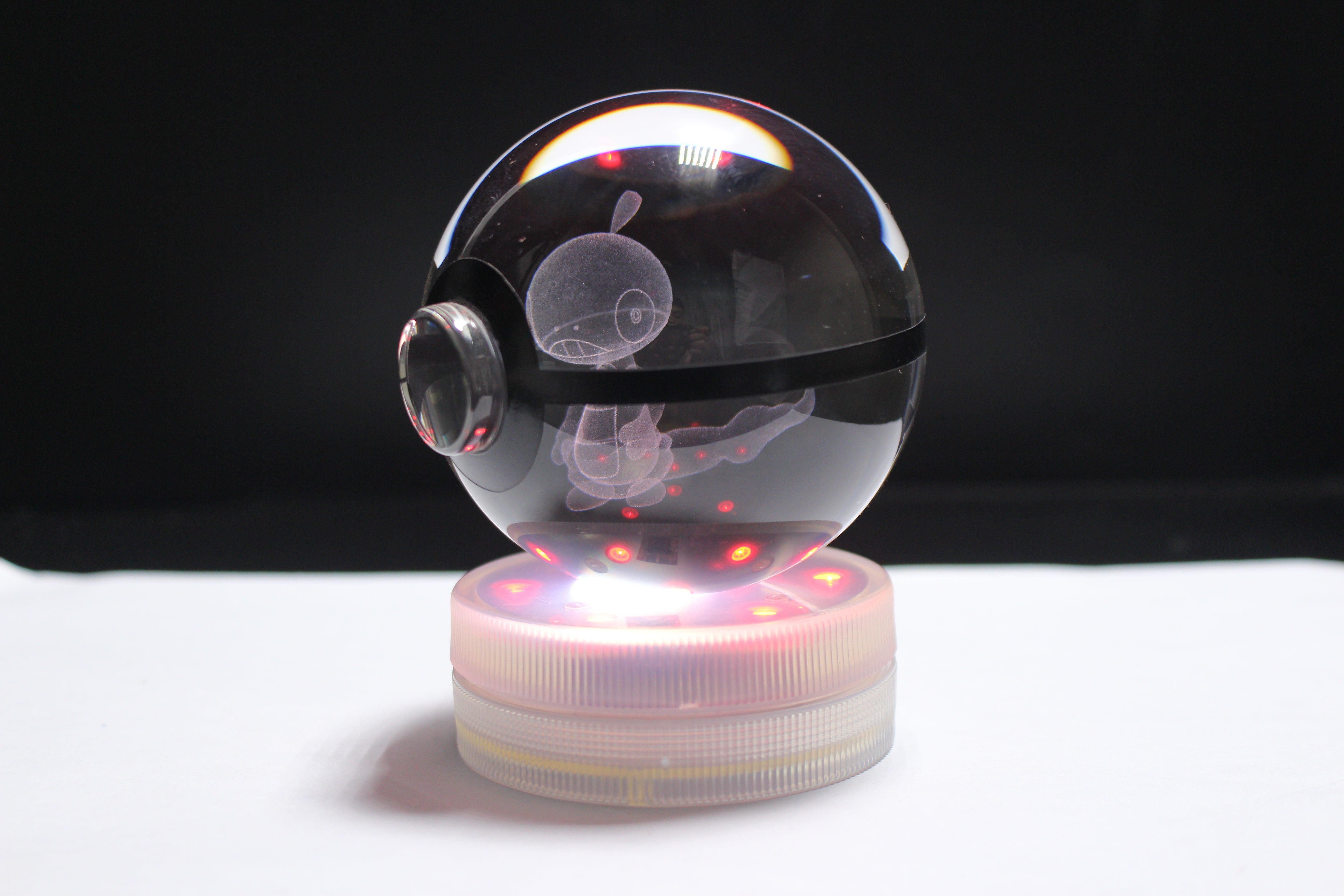 Scraggy Large Crystal Pokeball