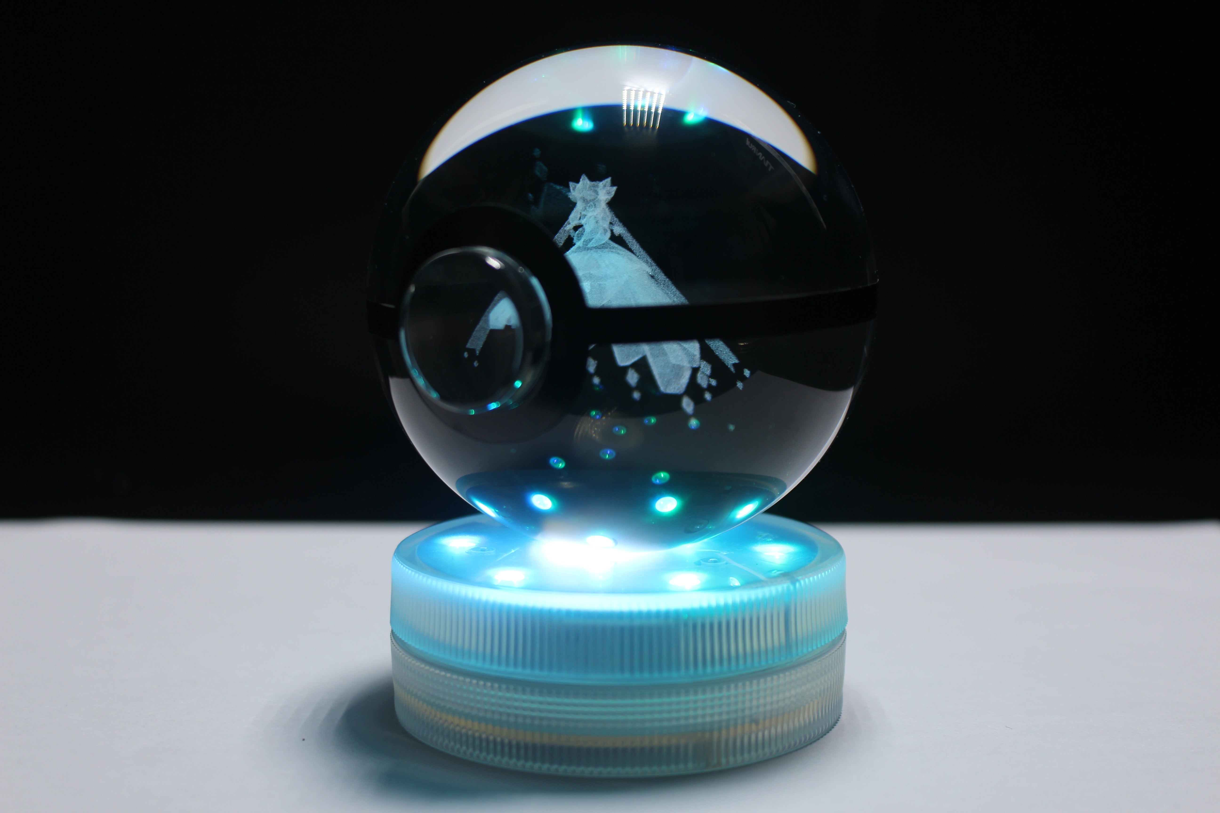 Mega Diance Large Crystal Pokeball