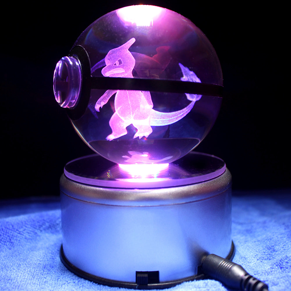 Charmeleon Large Crystal Pokeball