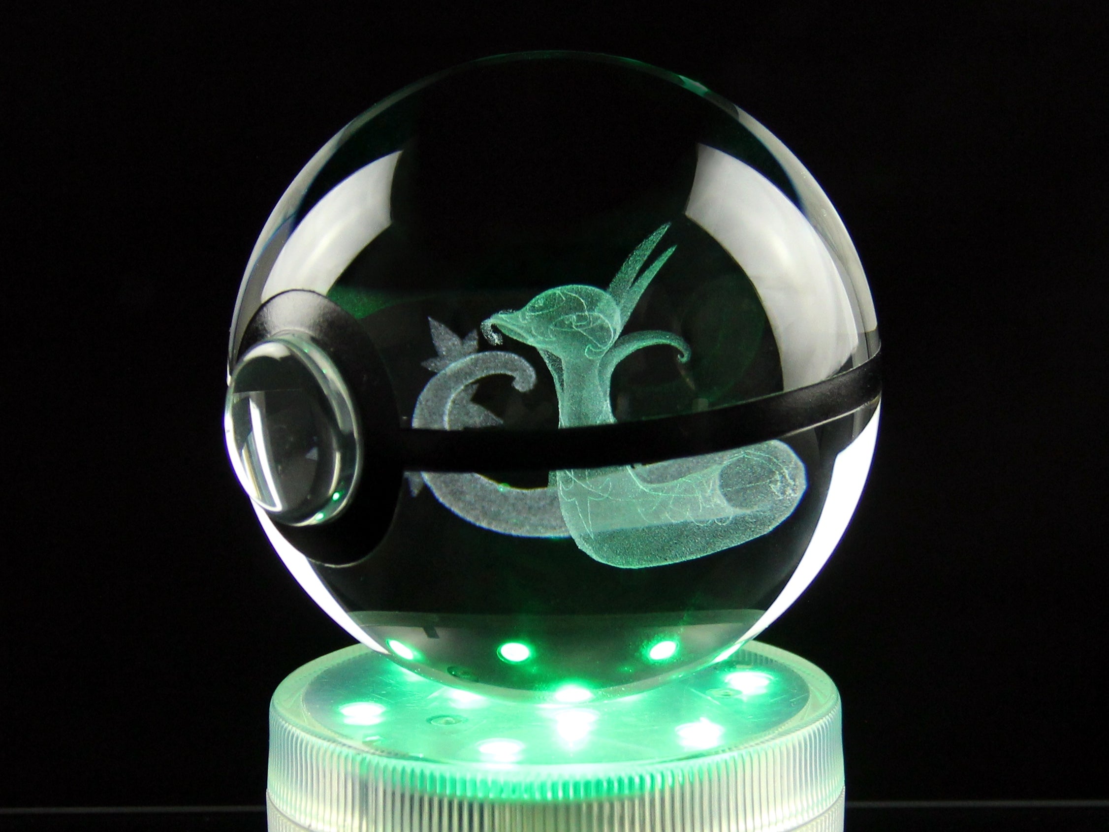 Serperior Large Crystal Pokeball