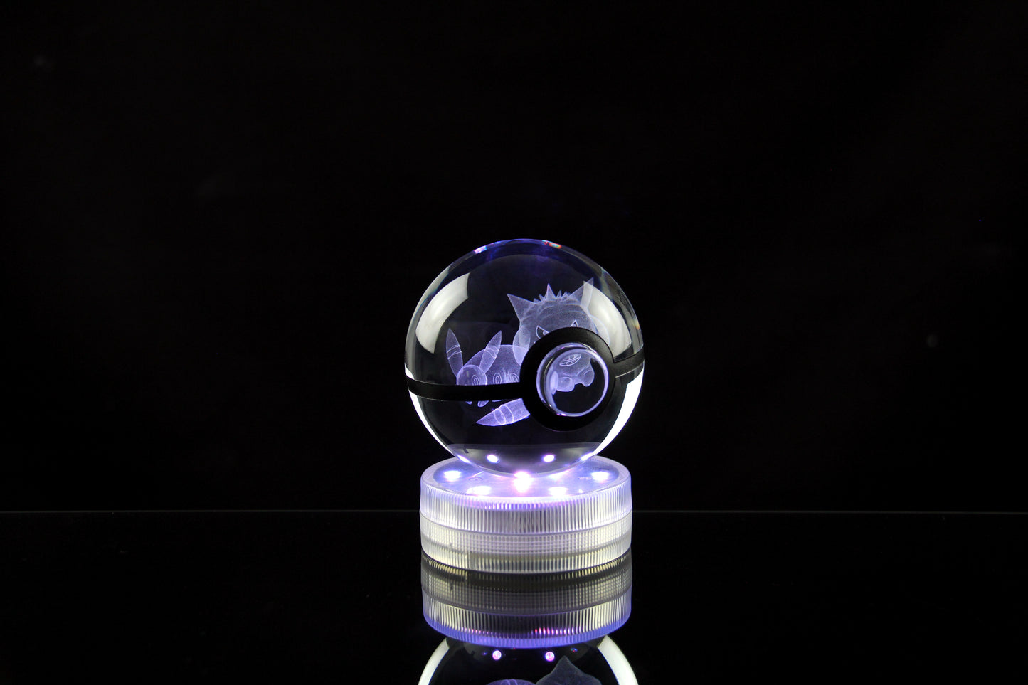 Gengar & Umbreon Large Crystal Pokeball