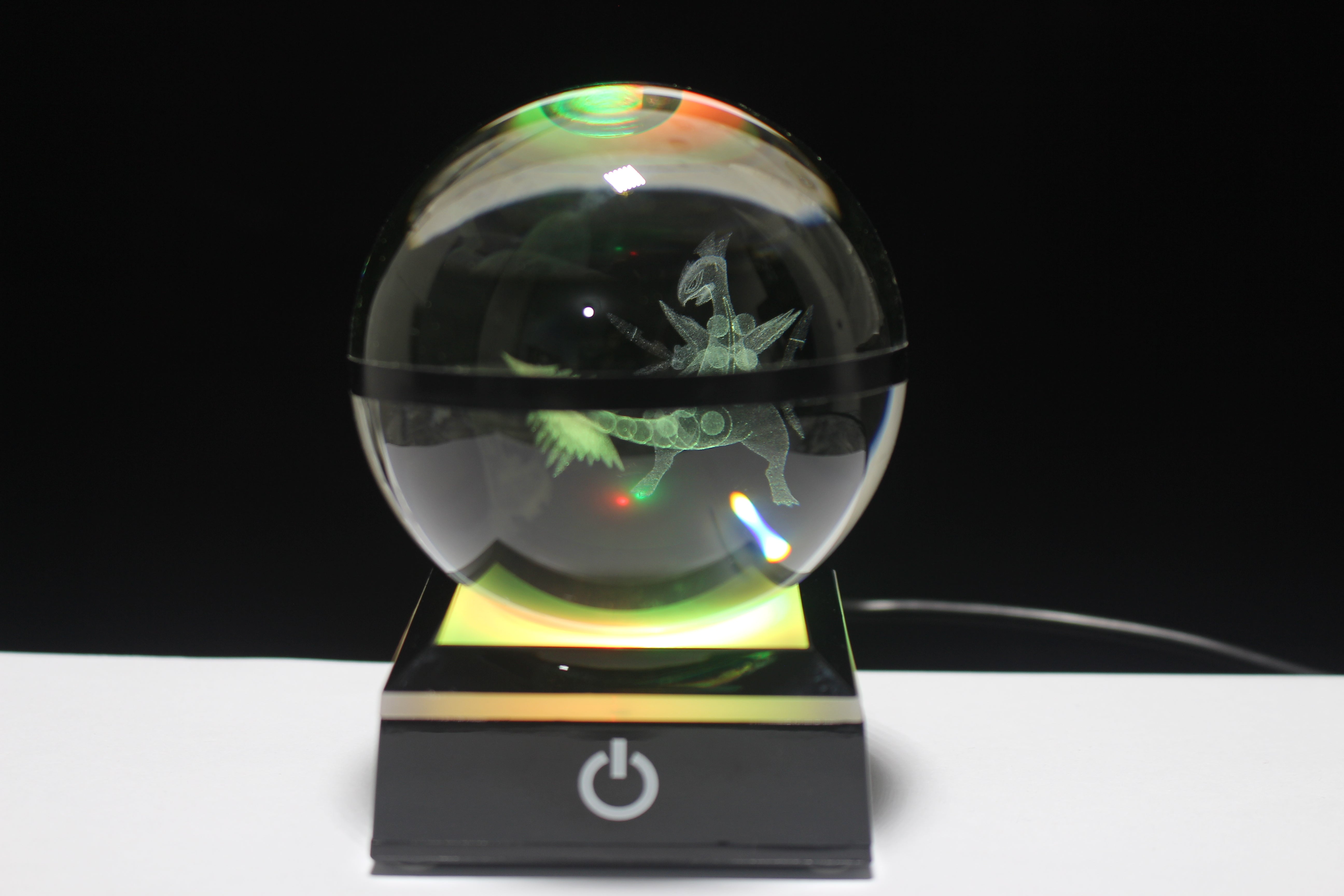 Mega Sceptile Large Crystal Pokeball