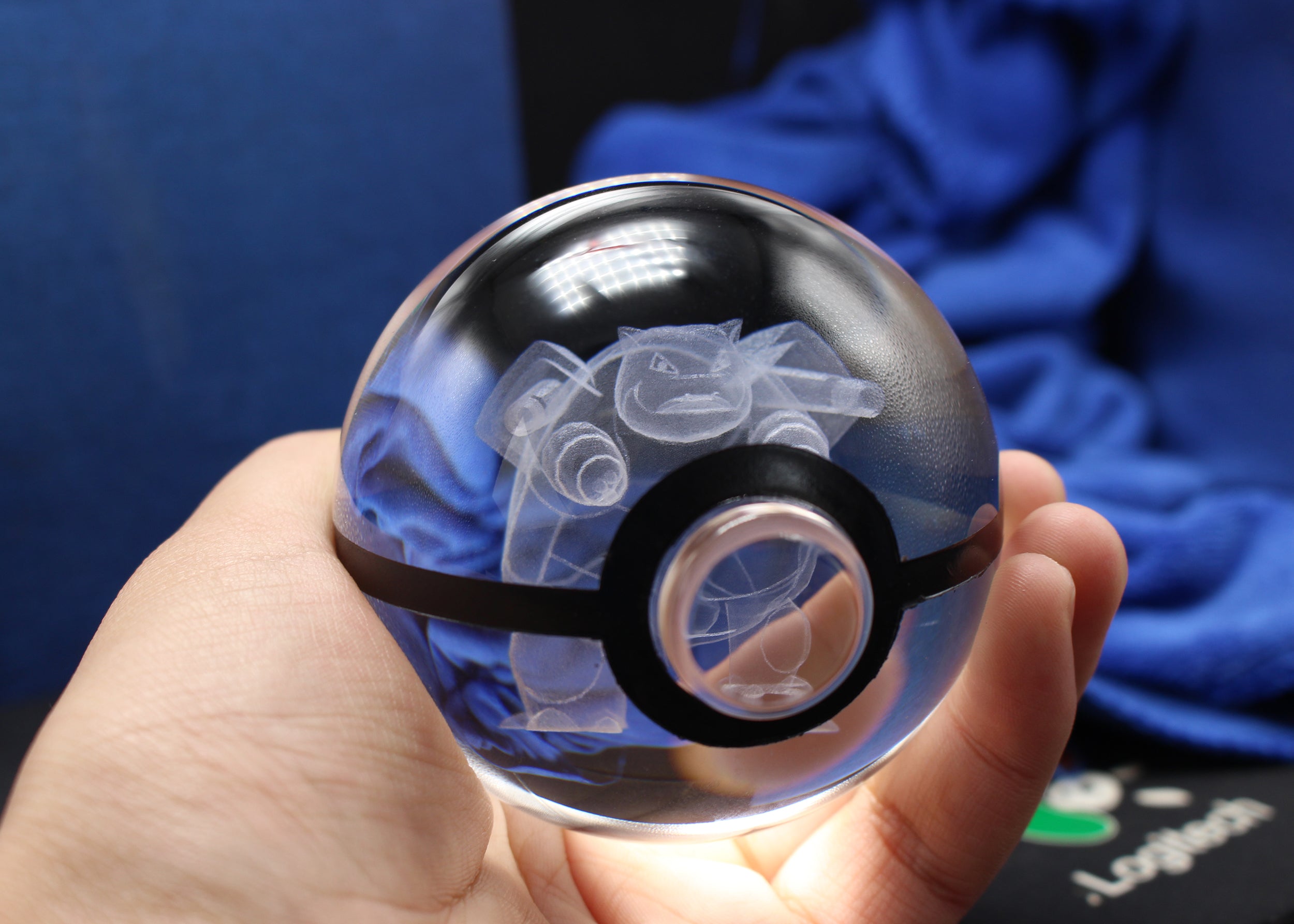 Blastoise Large Crystal Pokeball