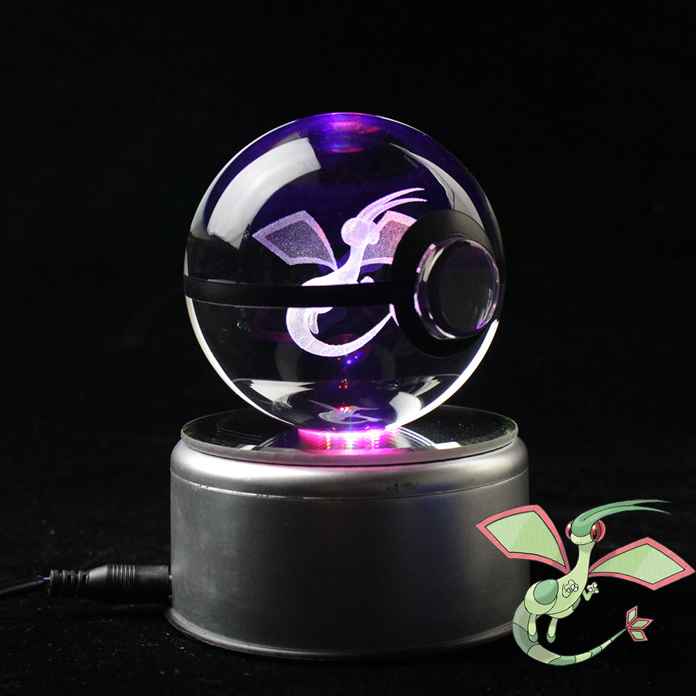 Flygon Large Crystal Pokeball