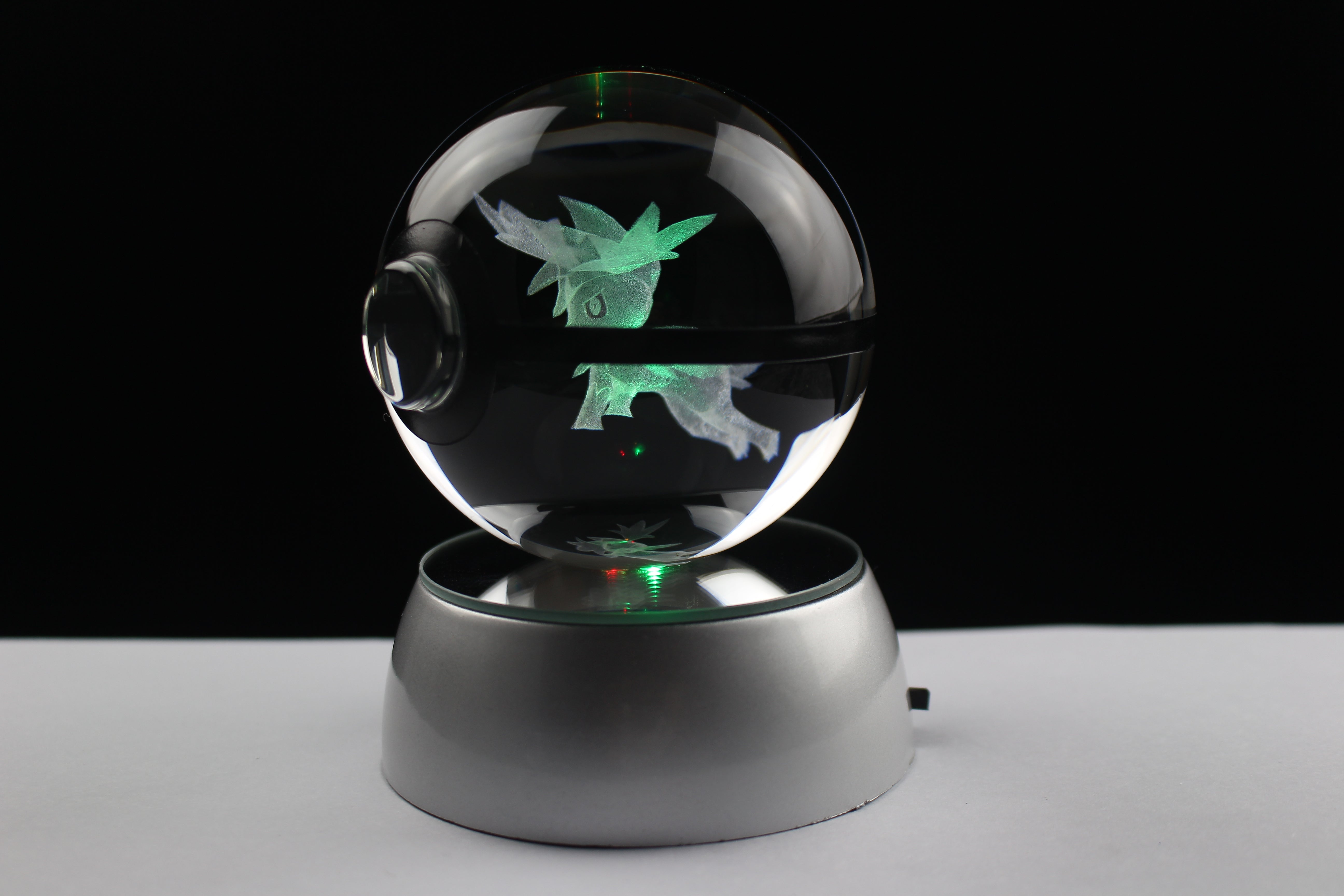 Shaymin Sky Forme Large Crystal Pokeball