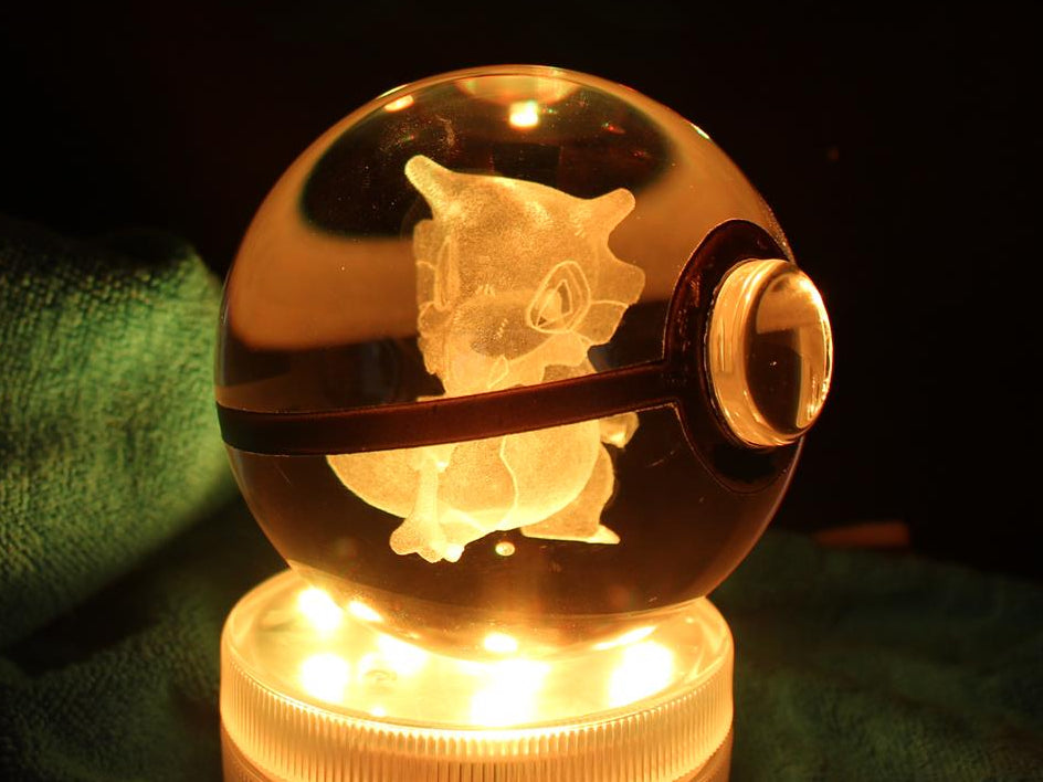 Cubone Large Crystal Pokeball