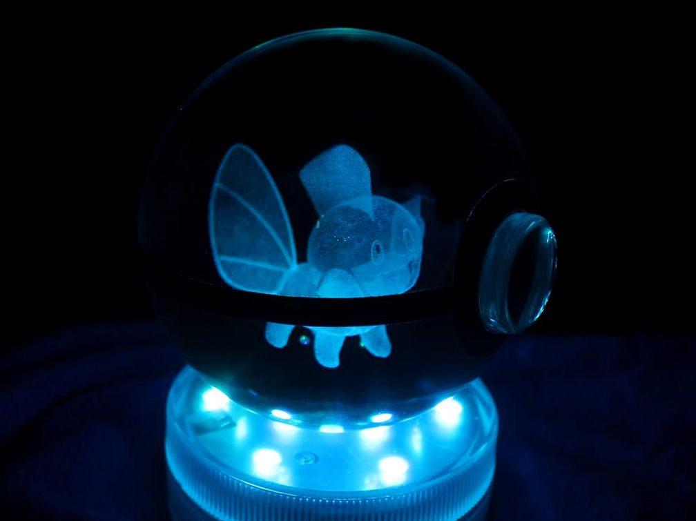 Mudkip Large Crystal Pokeball