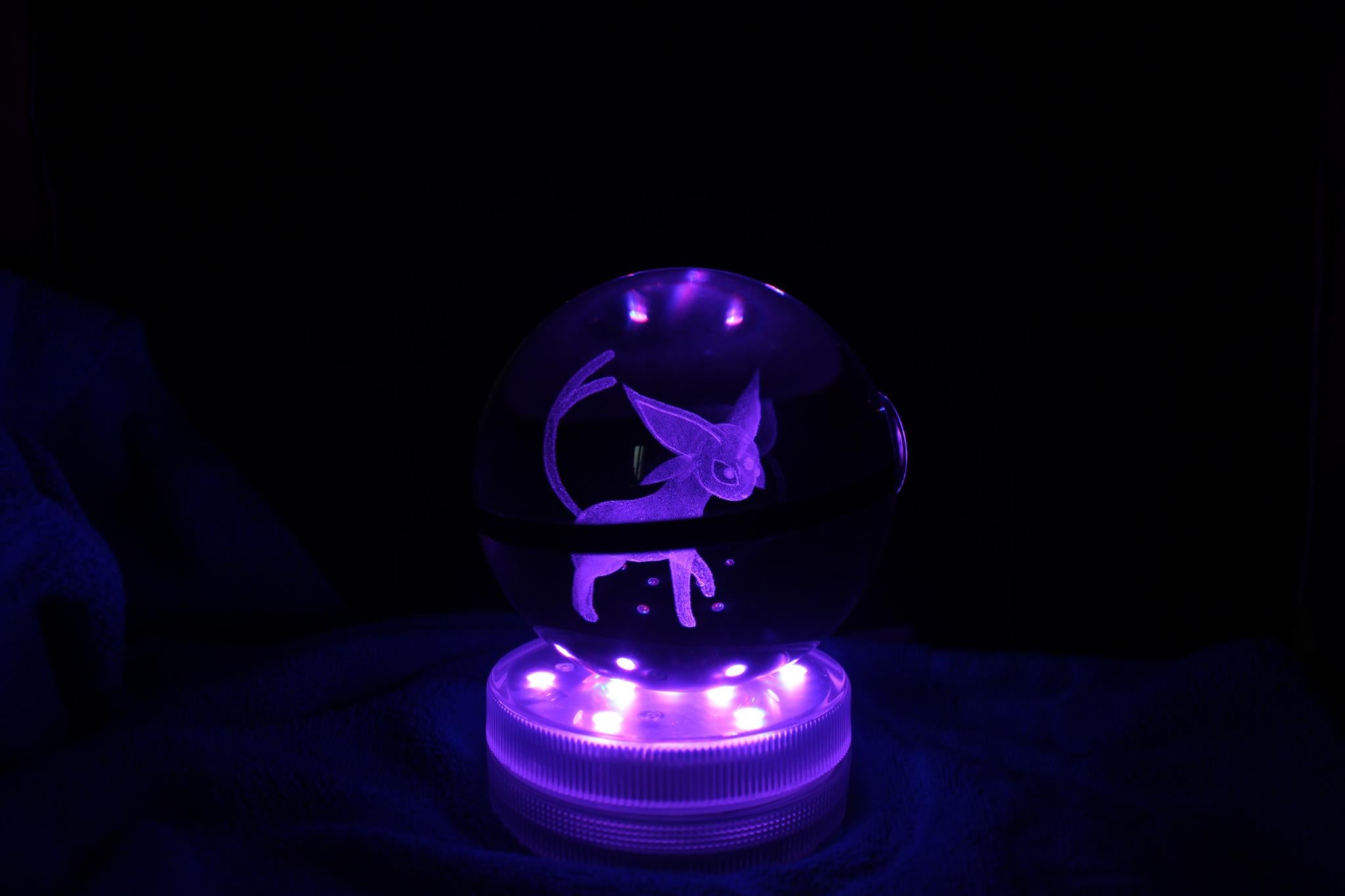 Espeon Large Crystal Pokeball