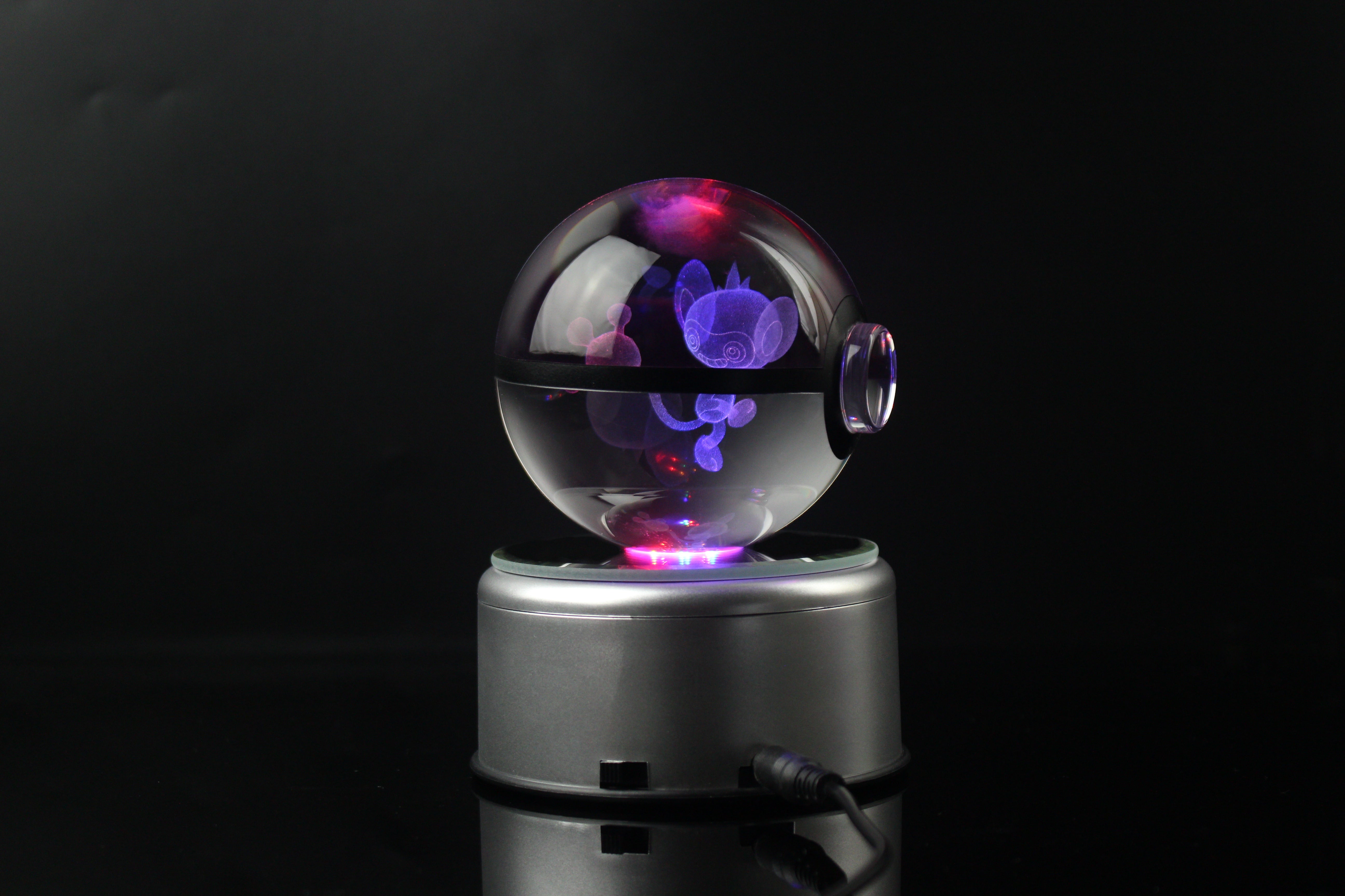 Aipom Large Crystal Pokeball