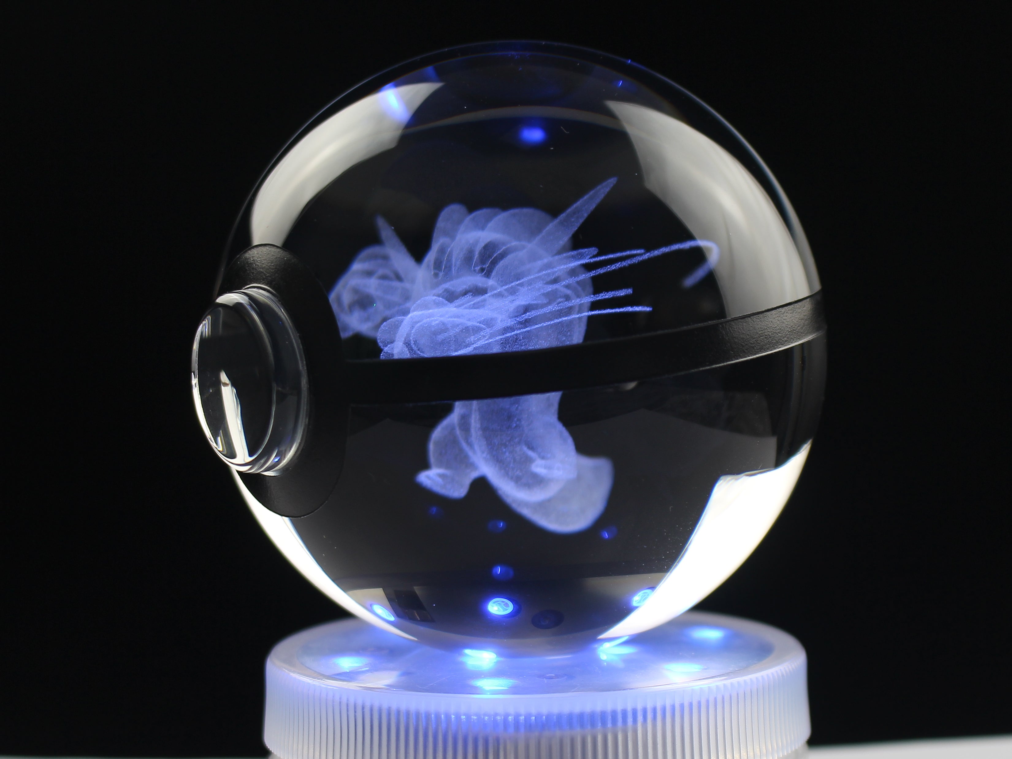 Mega Swampert Large Crystal Pokeball