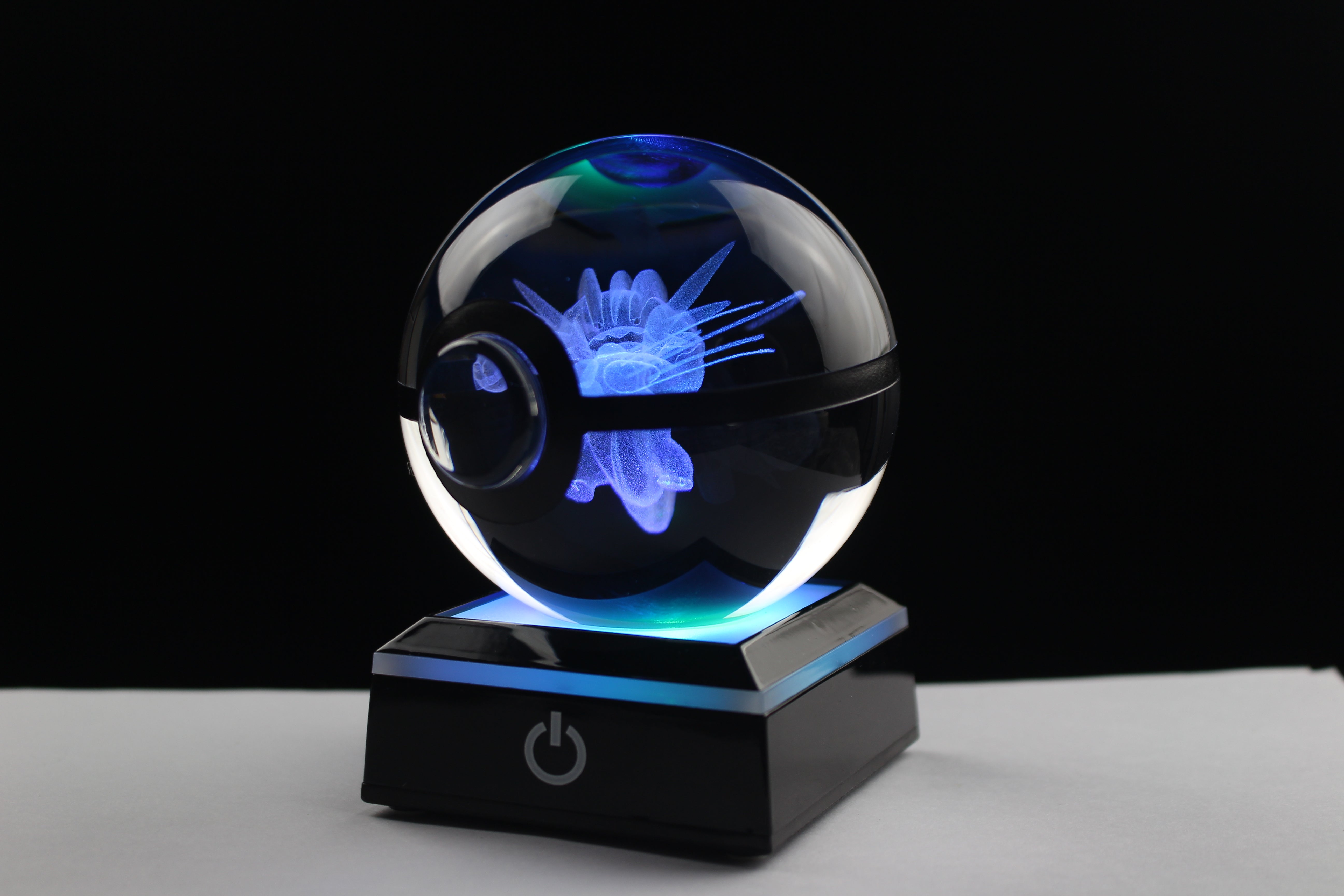 Mega Swampert Large Crystal Pokeball