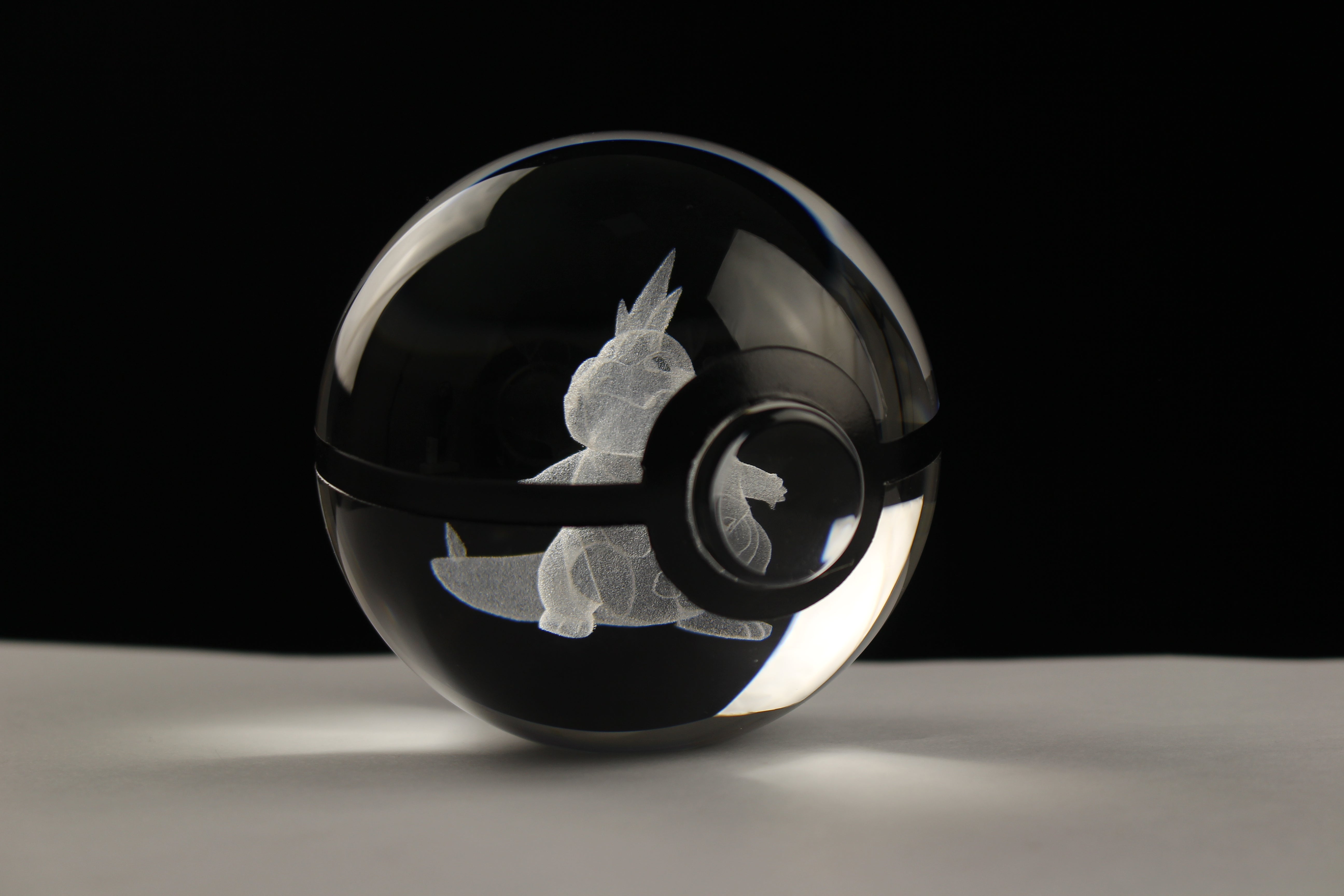 Croconaw Large Crystal Pokeball