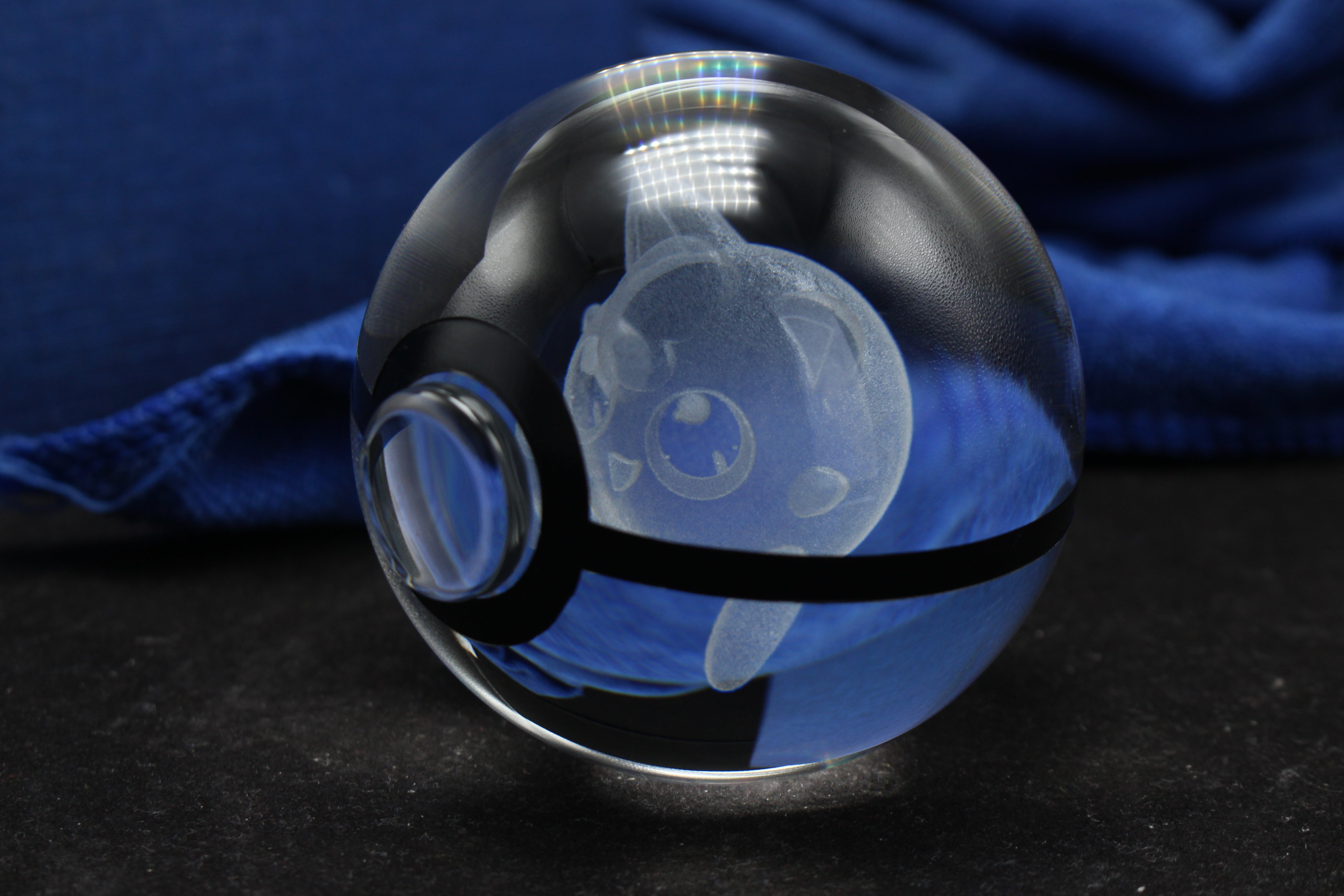 Jigglypuff Large Crystal Pokeball