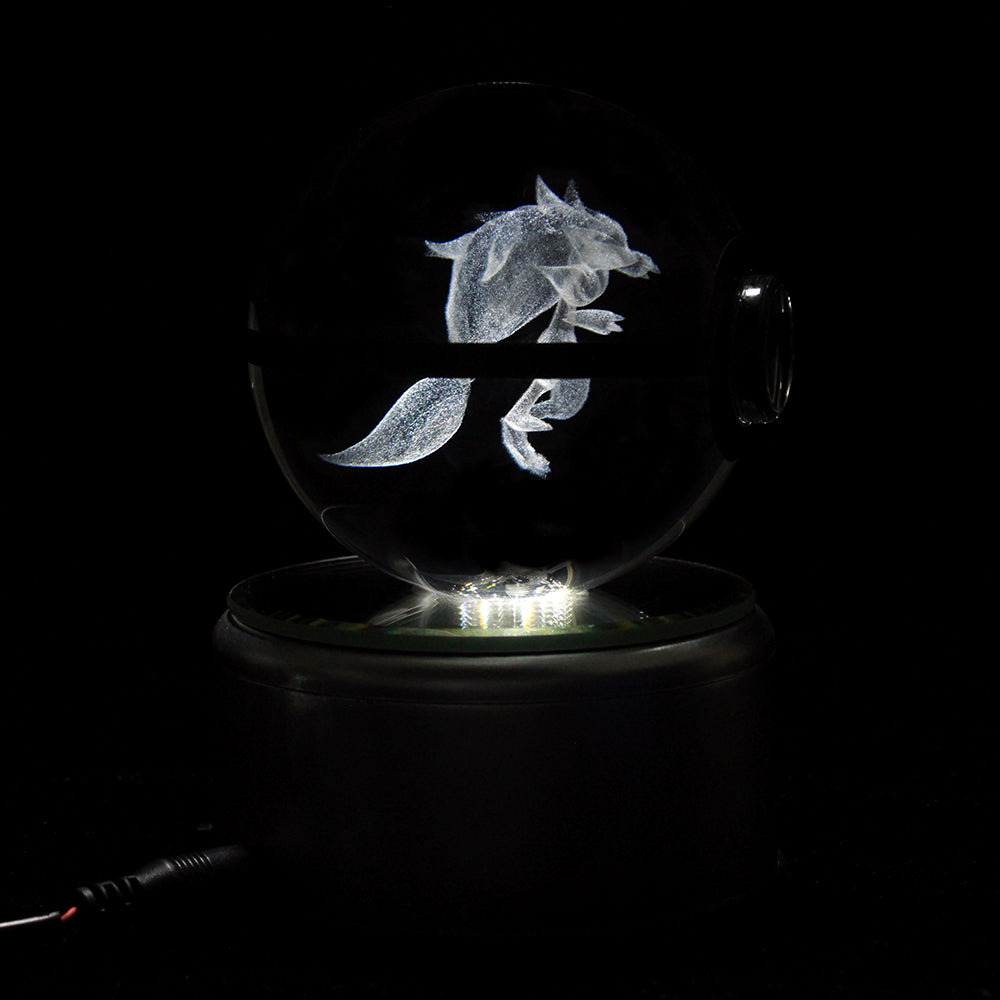 Zoroark Large Crystal Pokeball