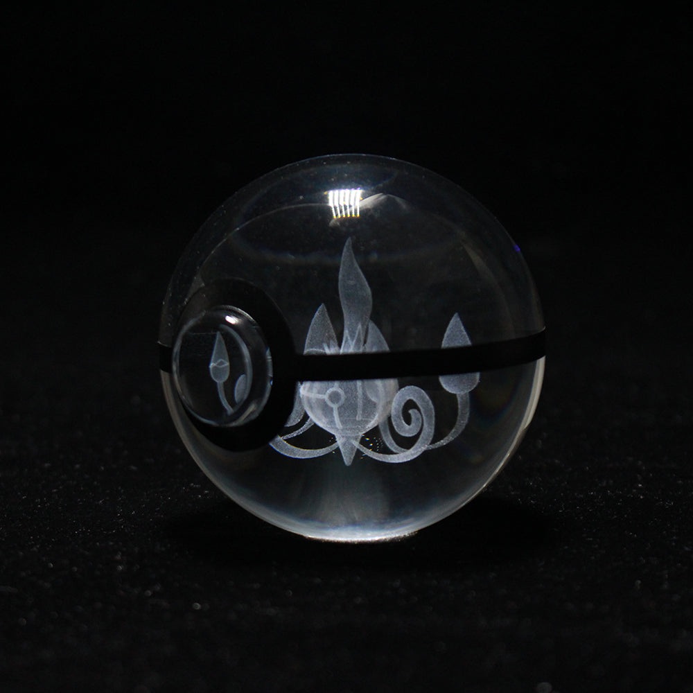 Chandelure Large Crystal Pokeball