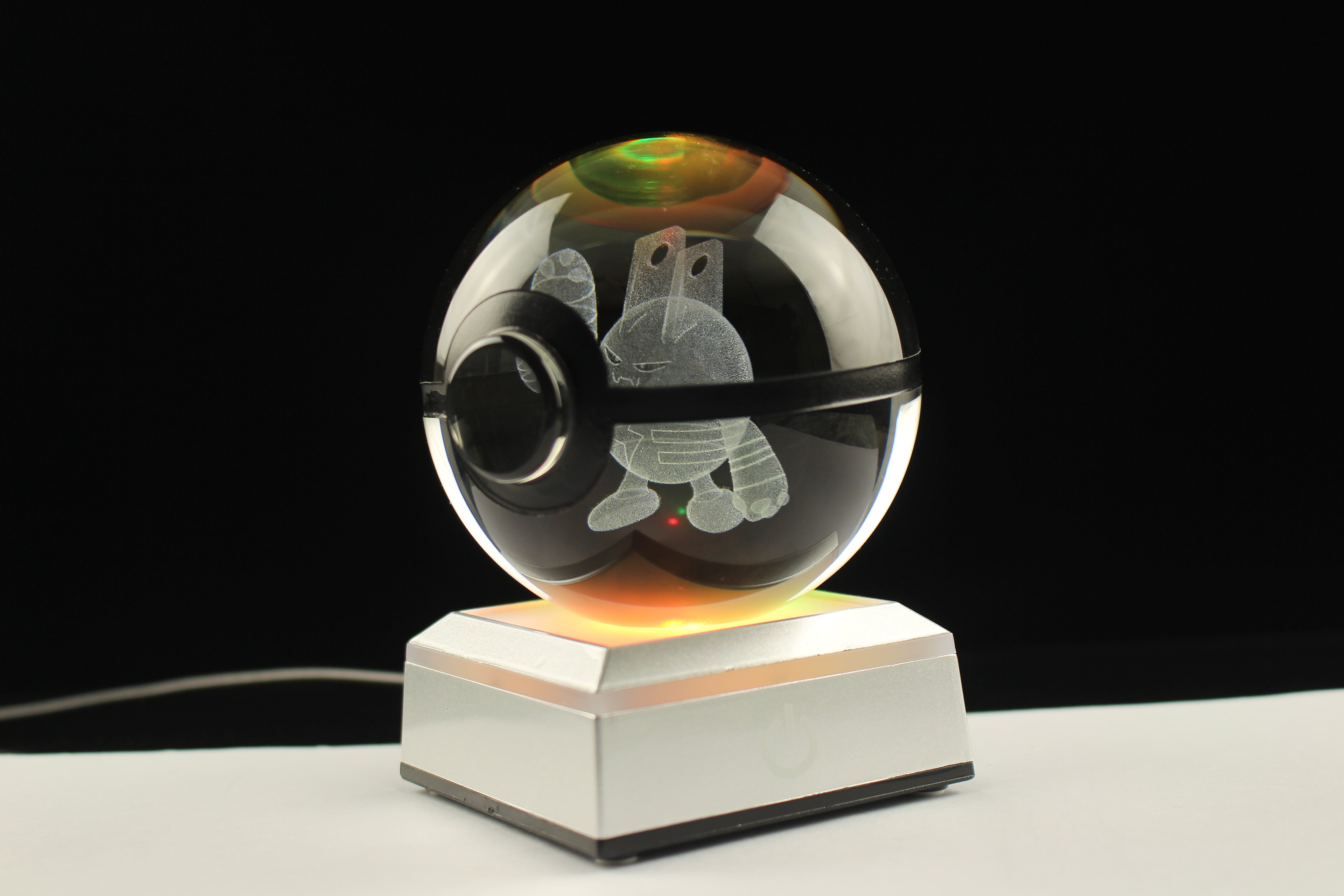 Elekid Large Crystal Pokeball