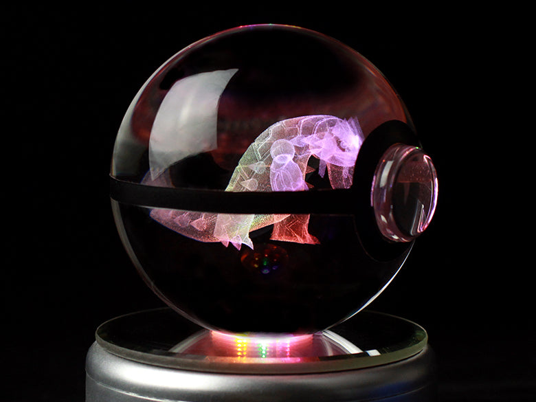 Large Ribbon Pokeball Groudon Large Crystal Pokeball – GlowingPokeballs