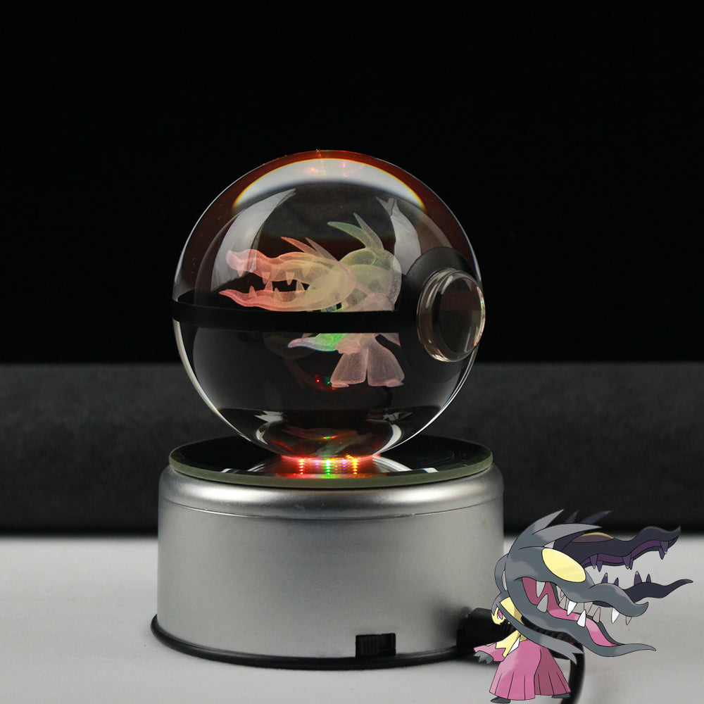 Mega Mawile Large Crystal Pokeball