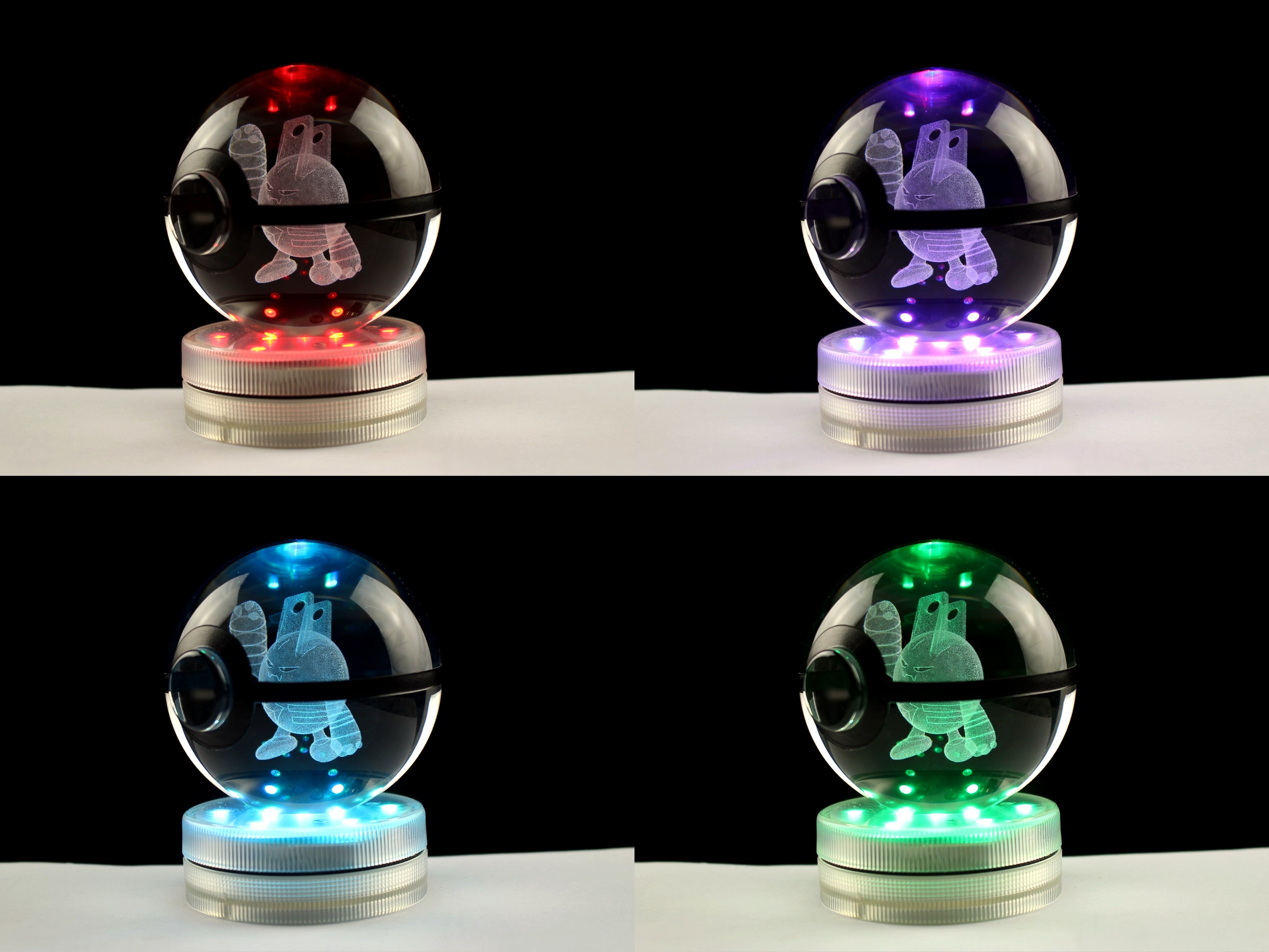 Elekid Large Crystal Pokeball