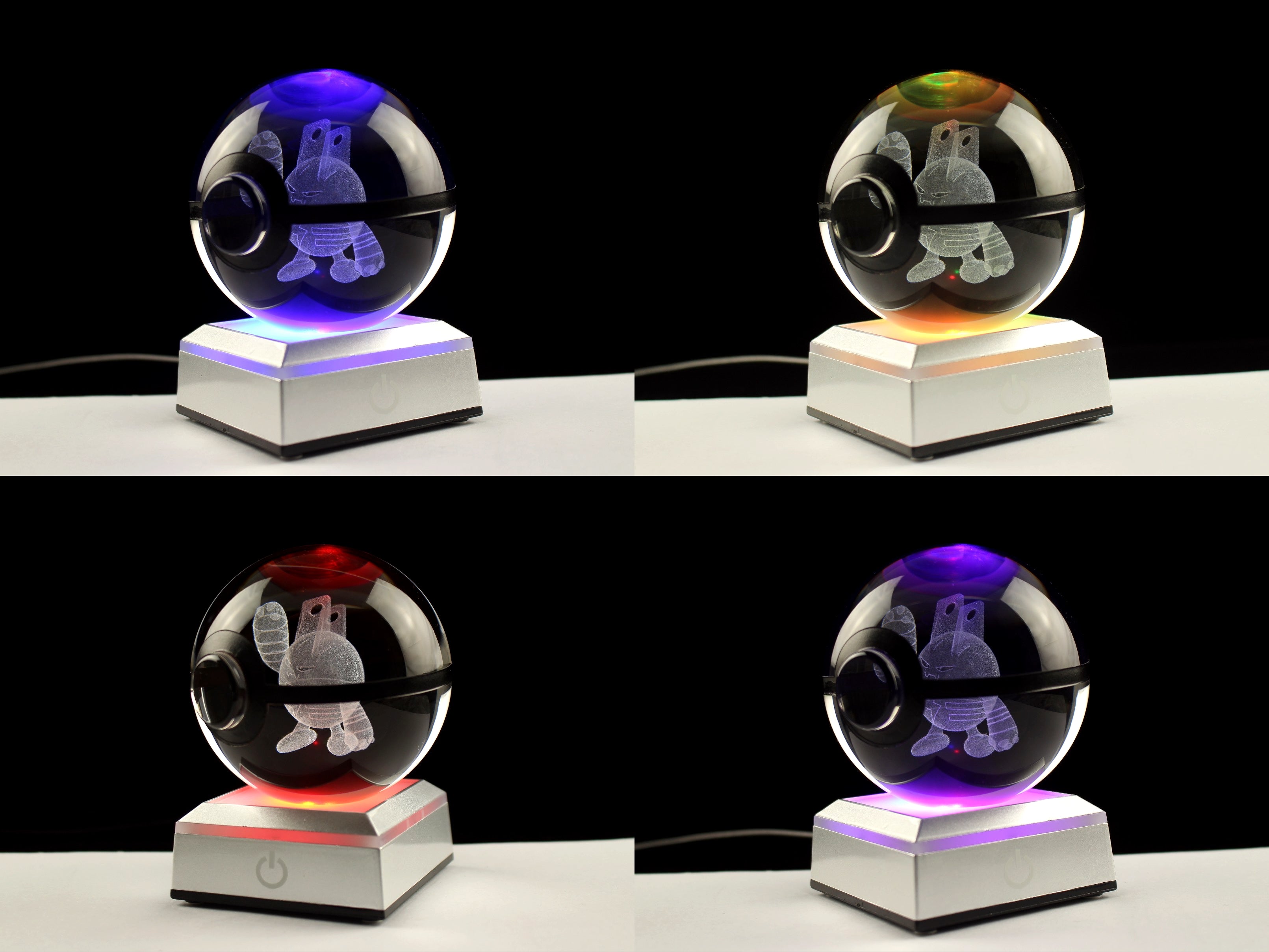 Elekid Large Crystal Pokeball