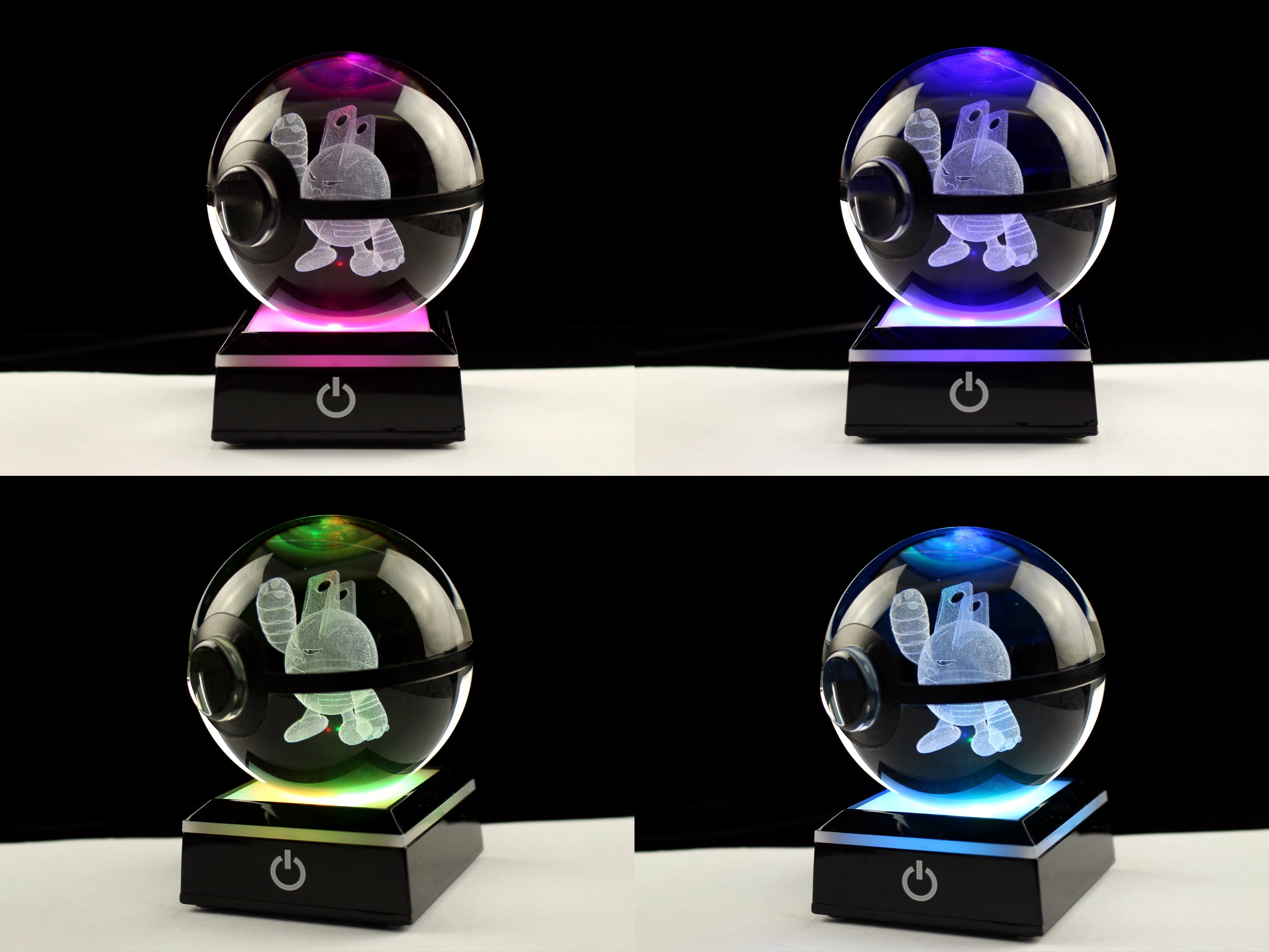 Elekid Large Crystal Pokeball