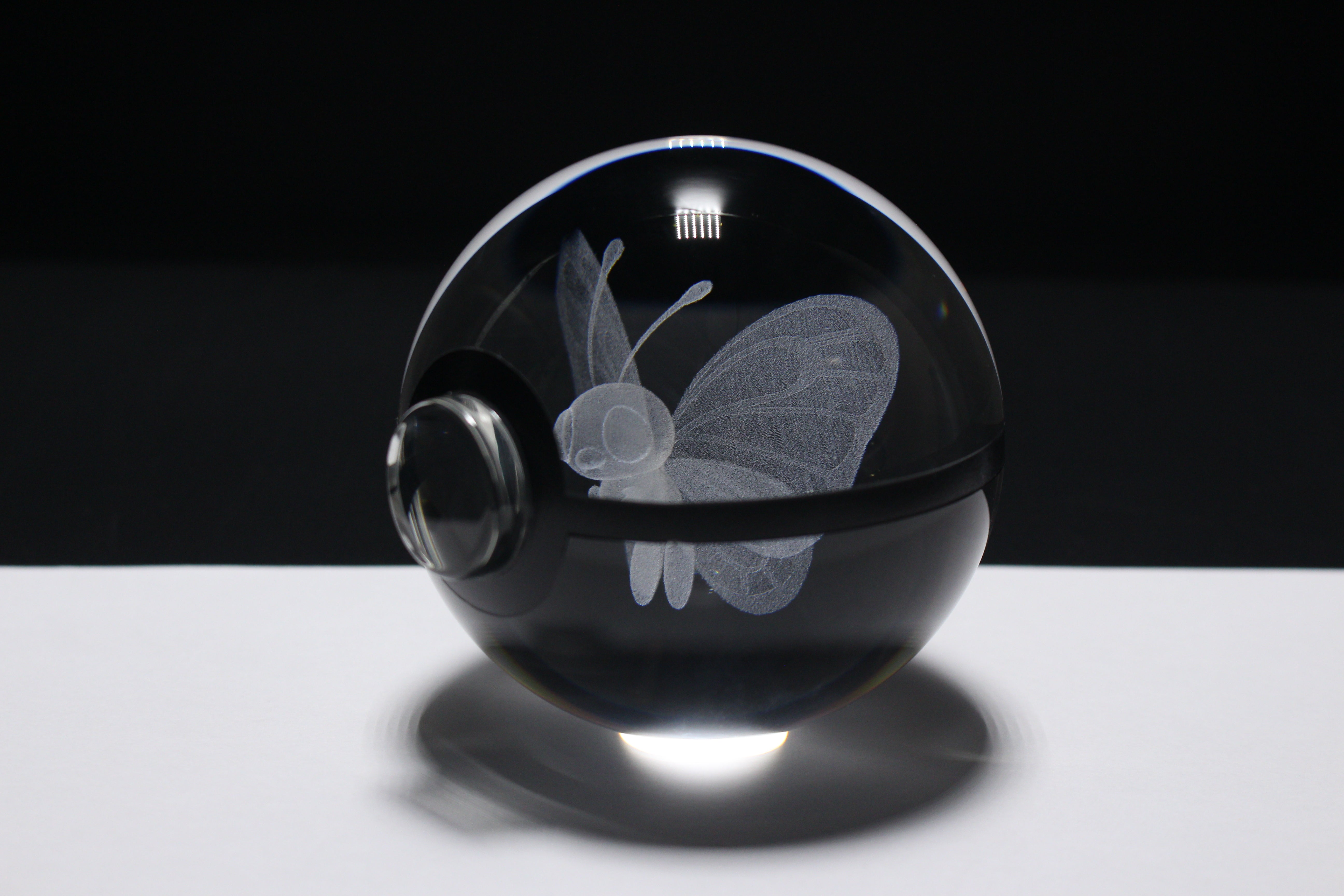 Butterfree Large Crystal Pokeball