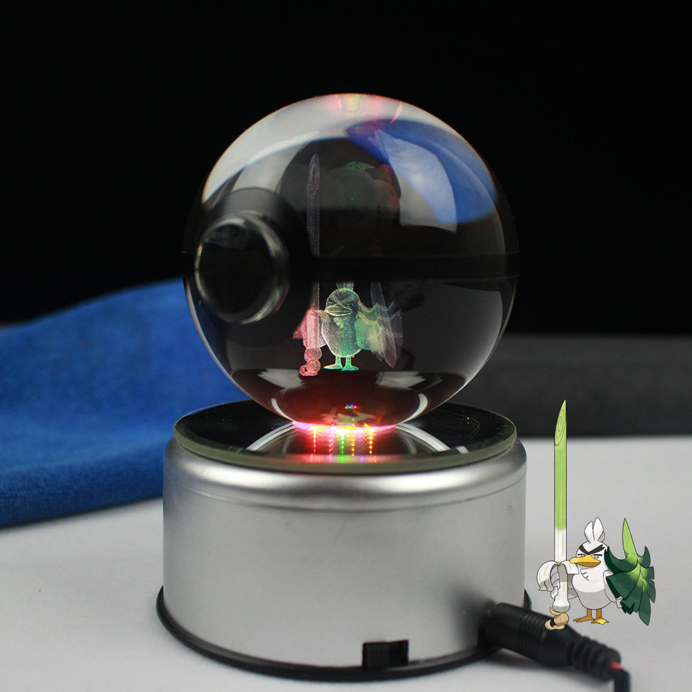 Sirfetch'd Large Crystal Pokeball